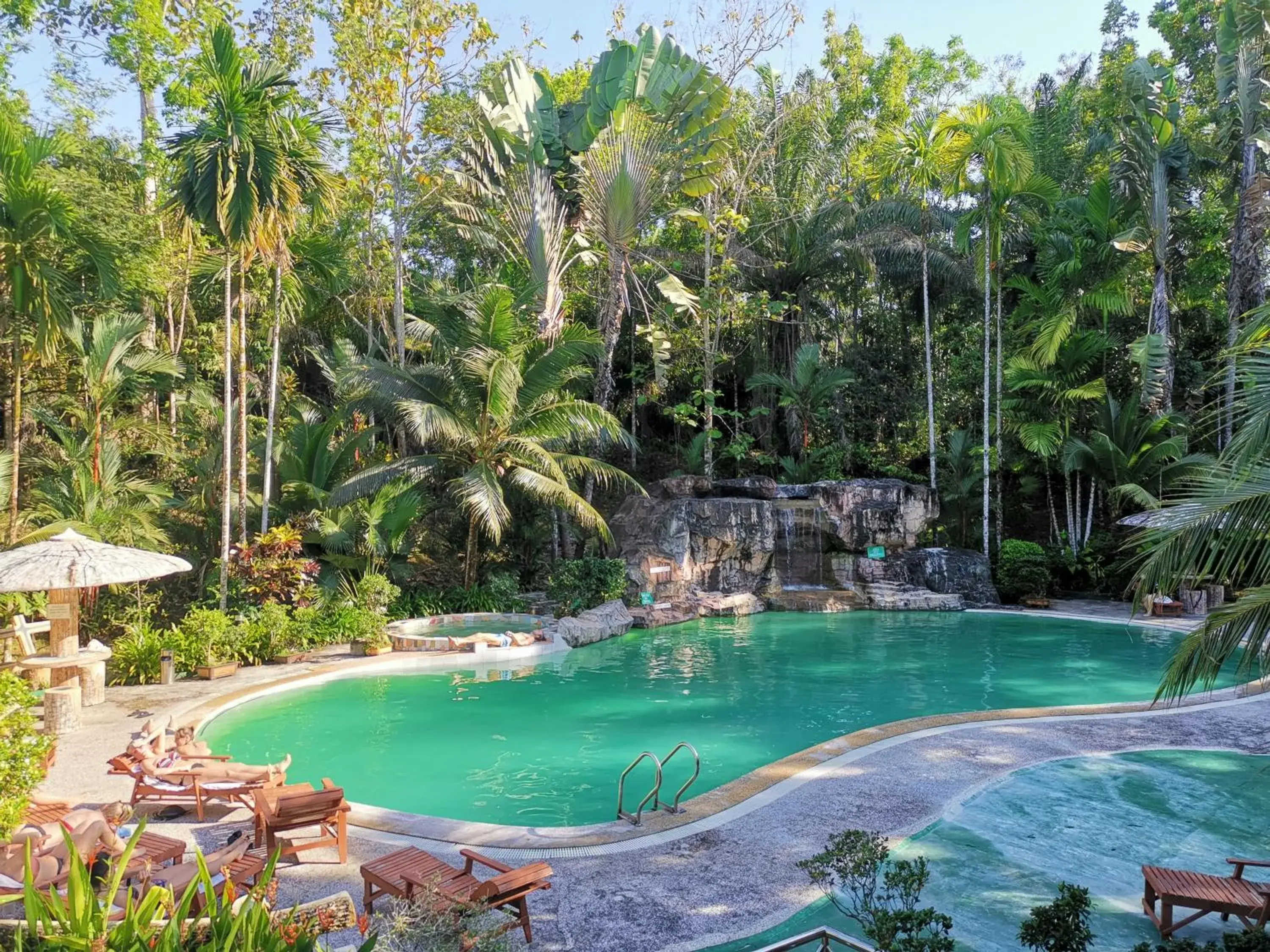 Pool view in Sepilok Jungle Resort Pool view in Sepilok Jungle Resort