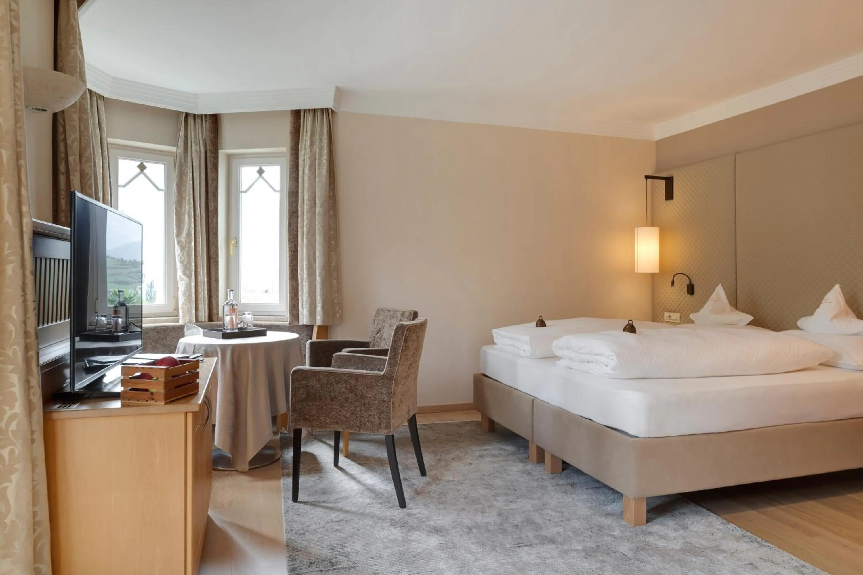 Bed in Hotel Burggräflerhof