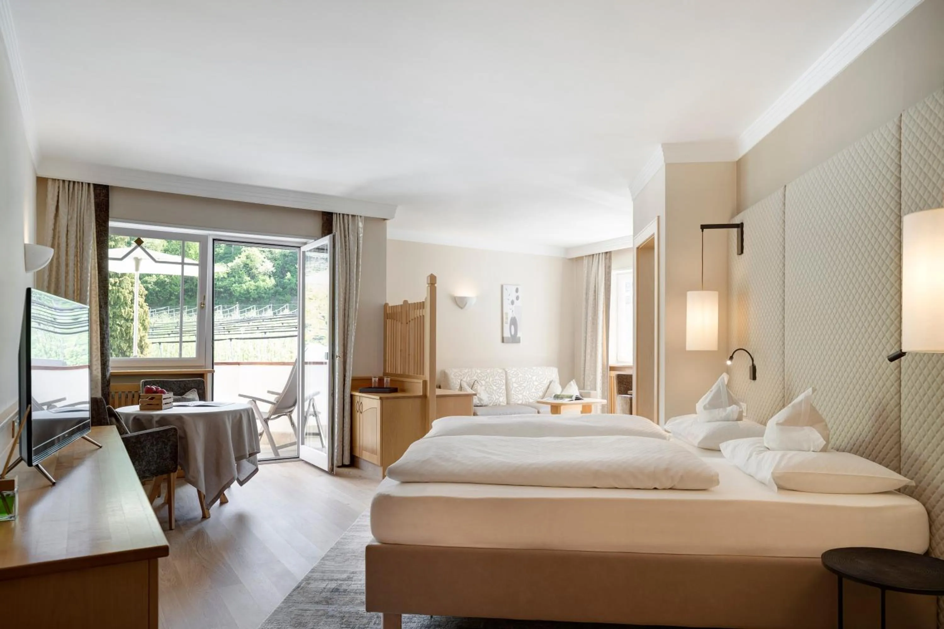 Bed in Hotel Burggräflerhof