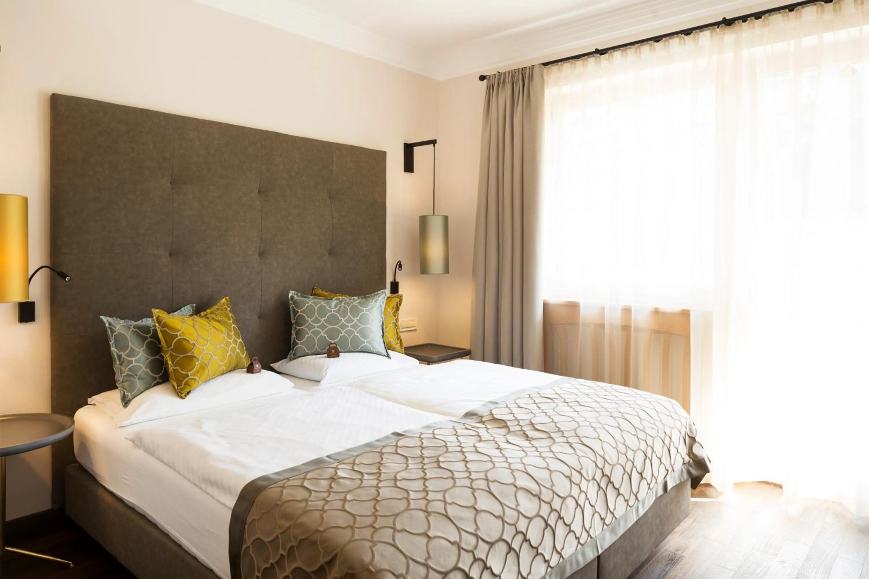 Bed in Hotel Burggräflerhof