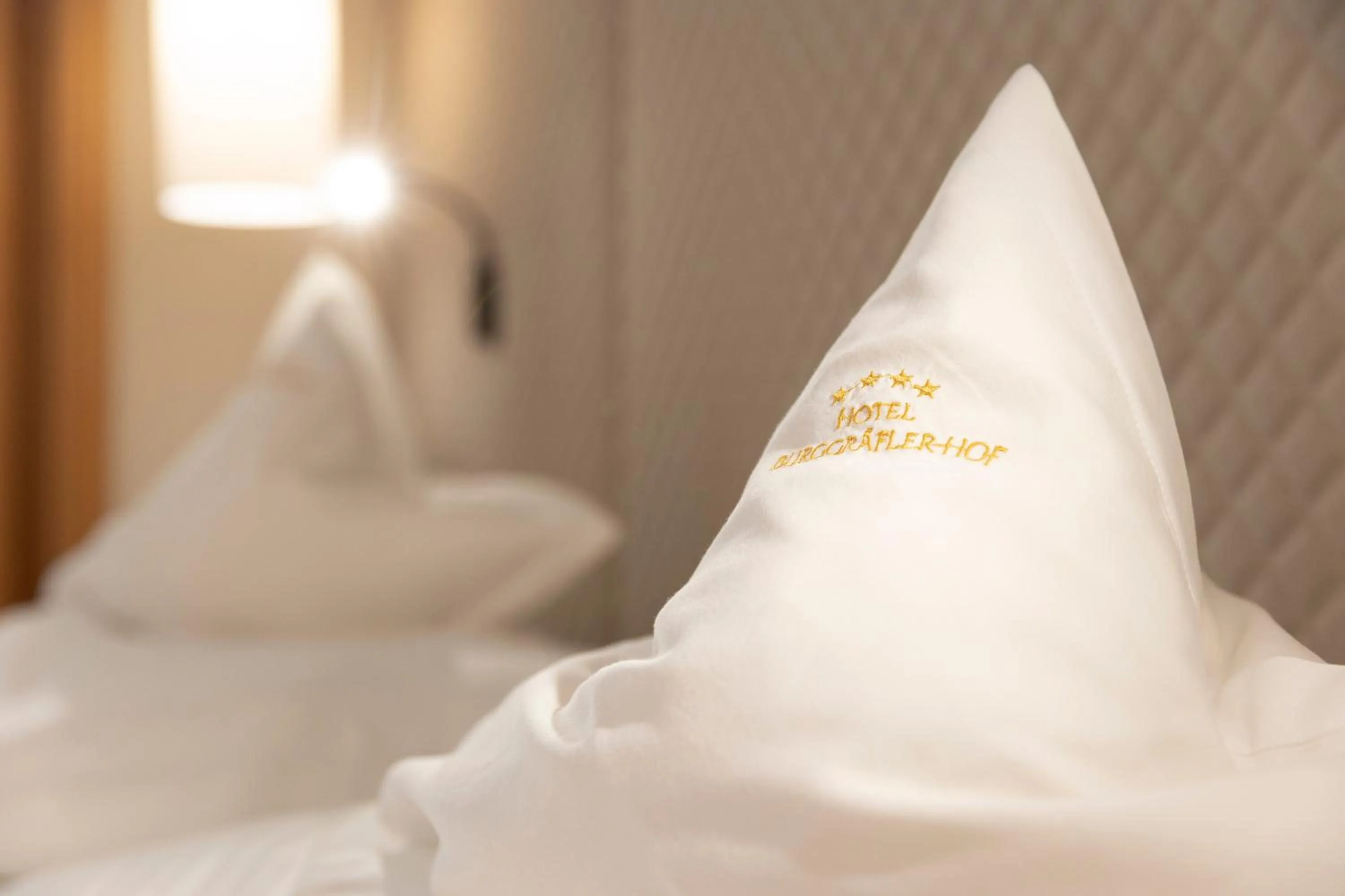 Bed in Hotel Burggräflerhof