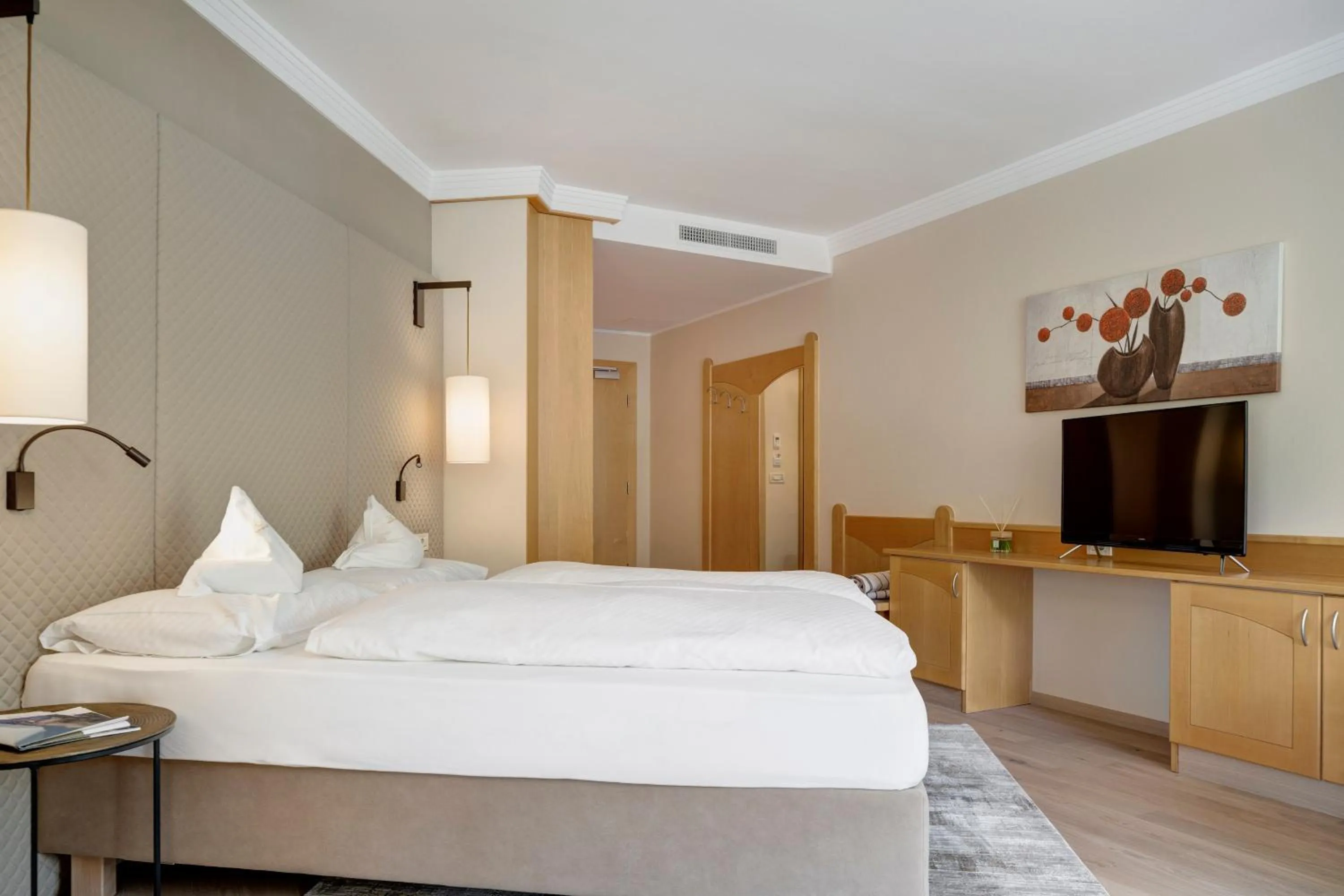 Bed in Hotel Burggräflerhof