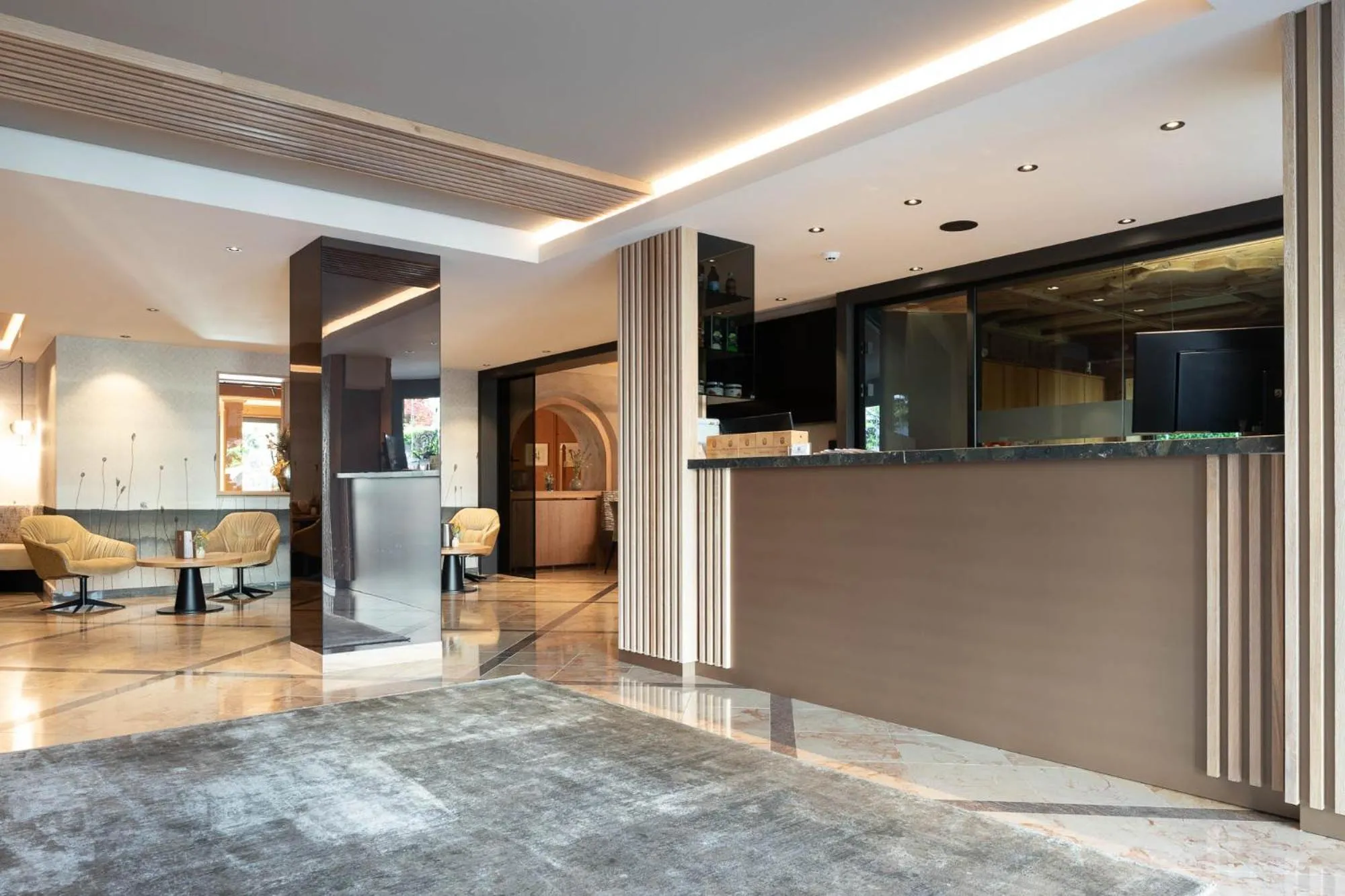 Lobby or reception in Hotel Burggräflerhof