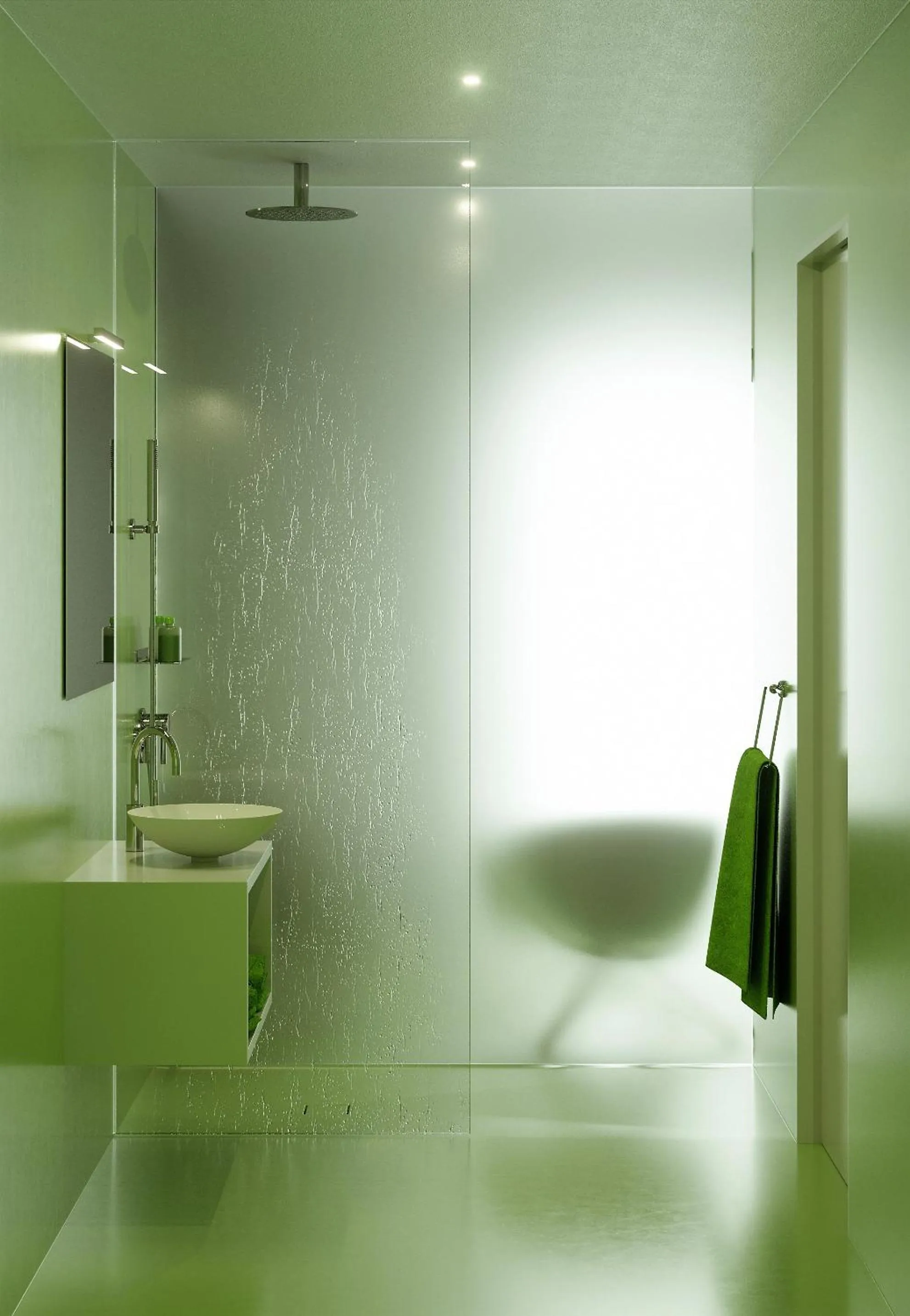 Shower in Hotel B&B Andreas