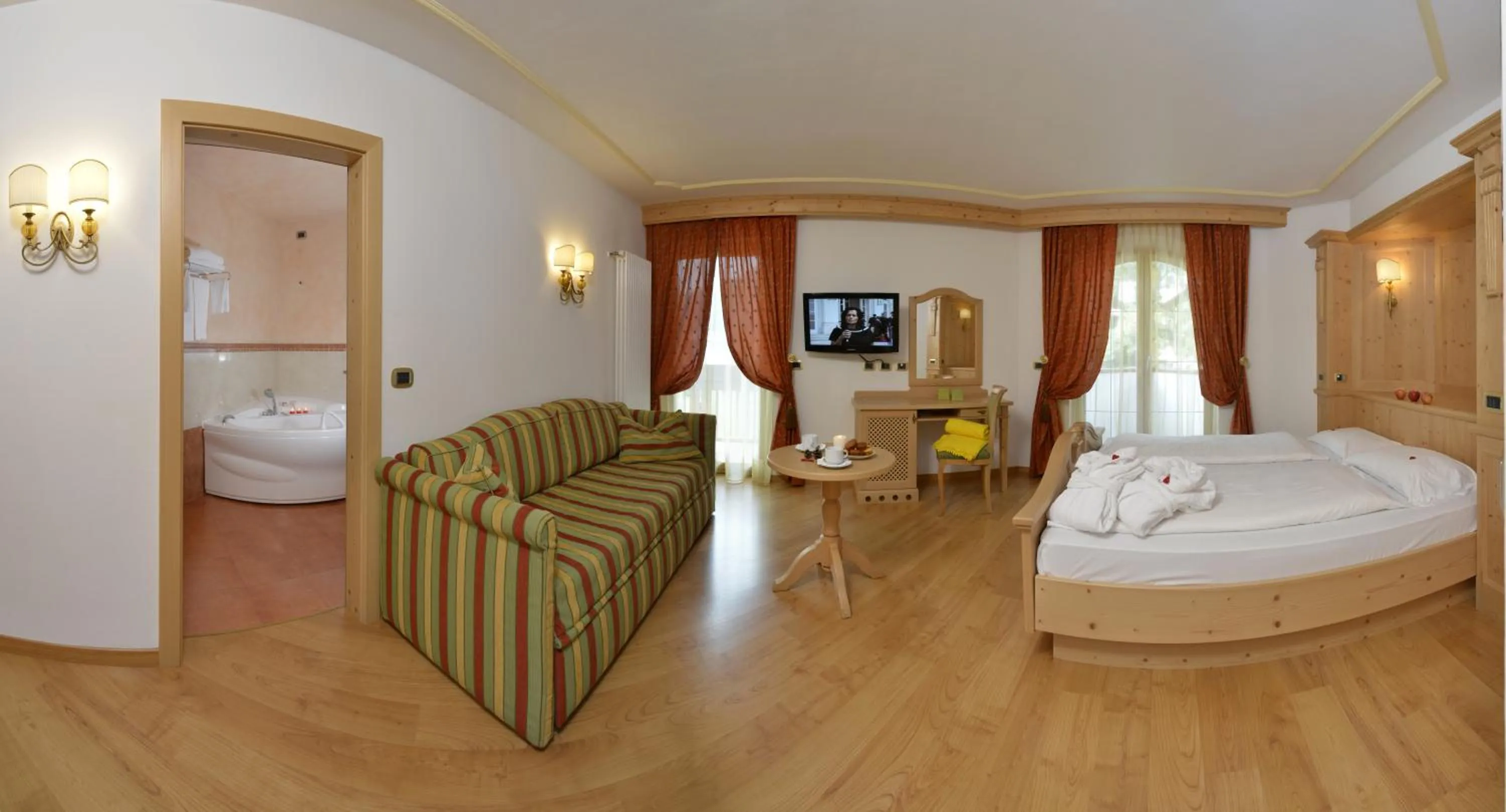 Bed in Hotel B&B Andreas