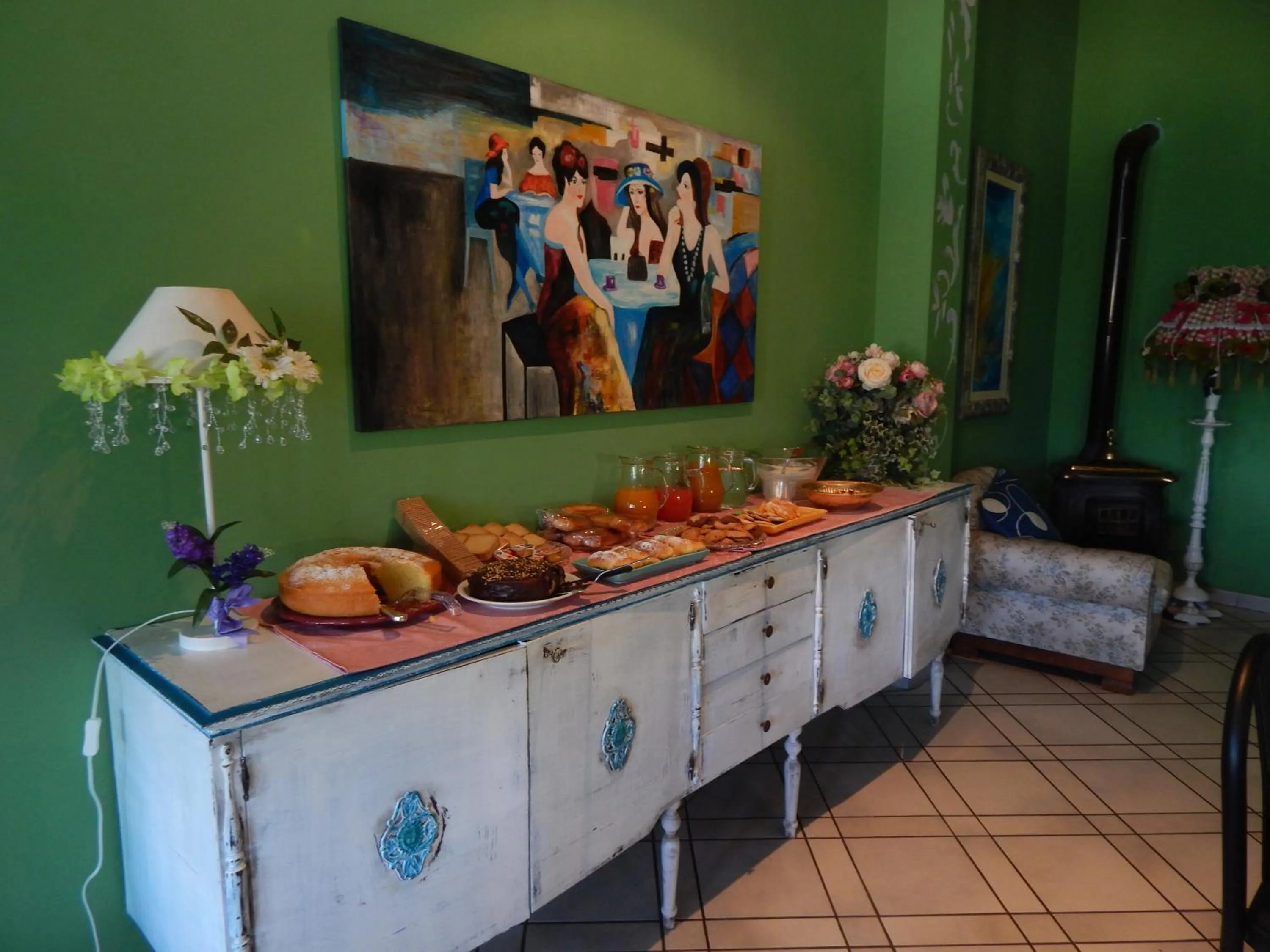 Decorative detail in B&B La Meta