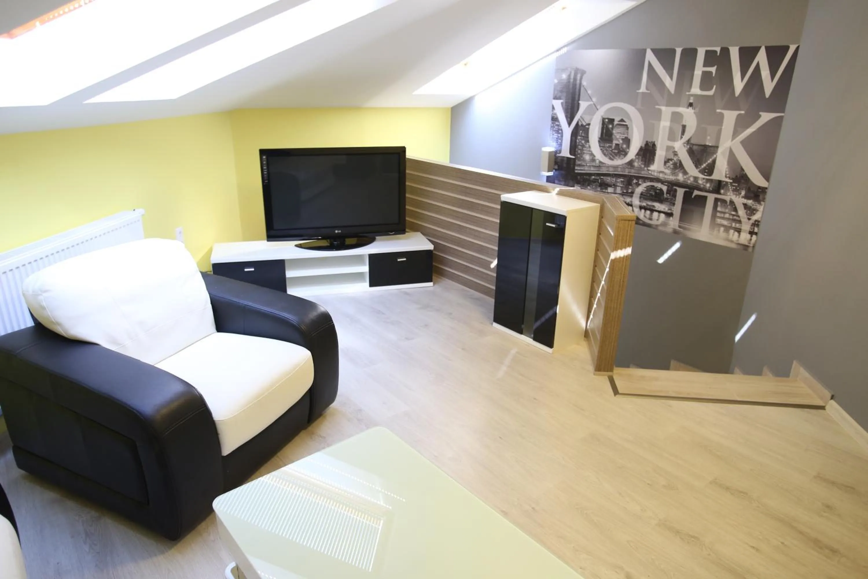 Living room, Bed in Centrum Lux Apartman