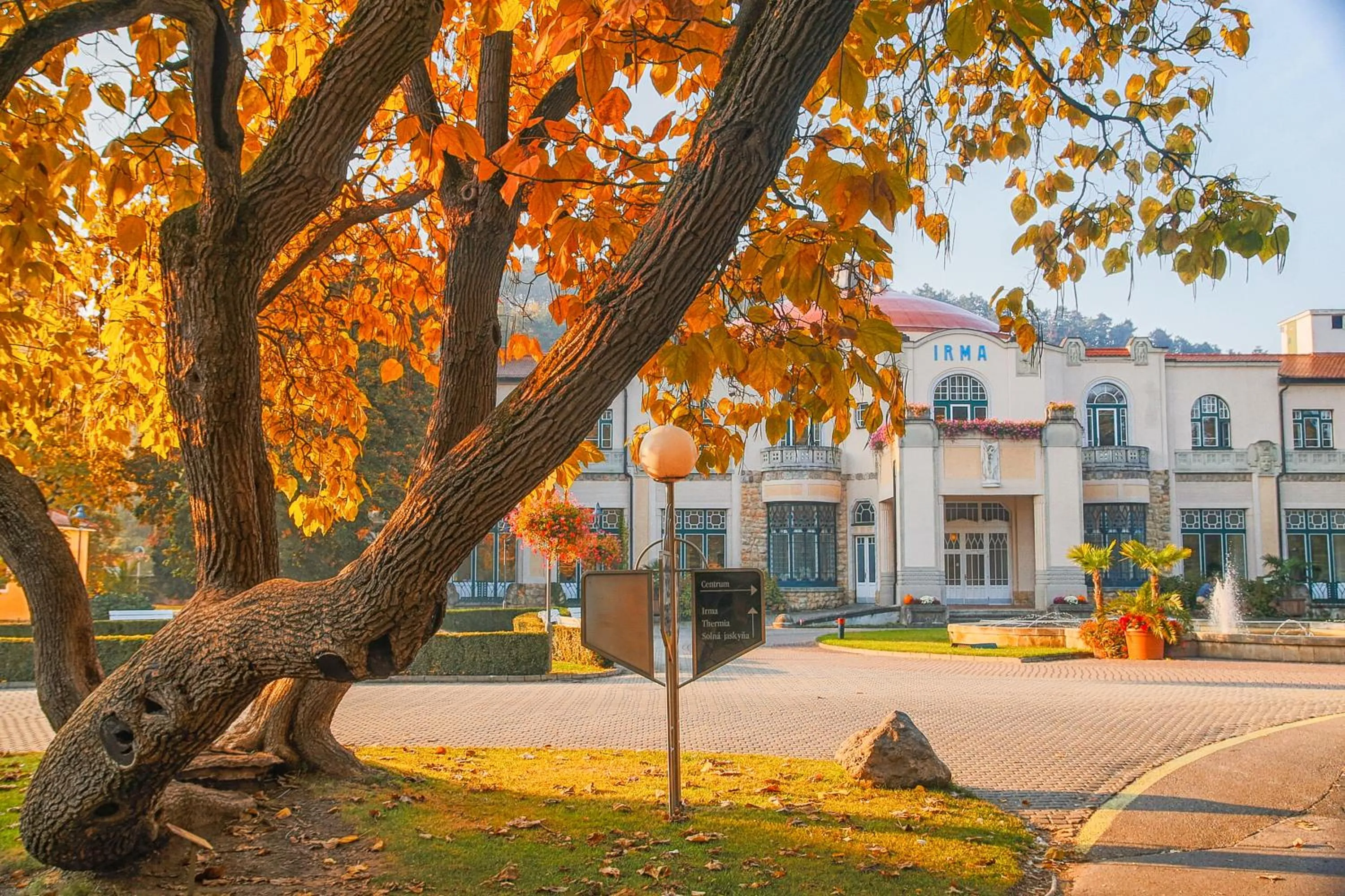 Garden in Ensana Thermia Palace