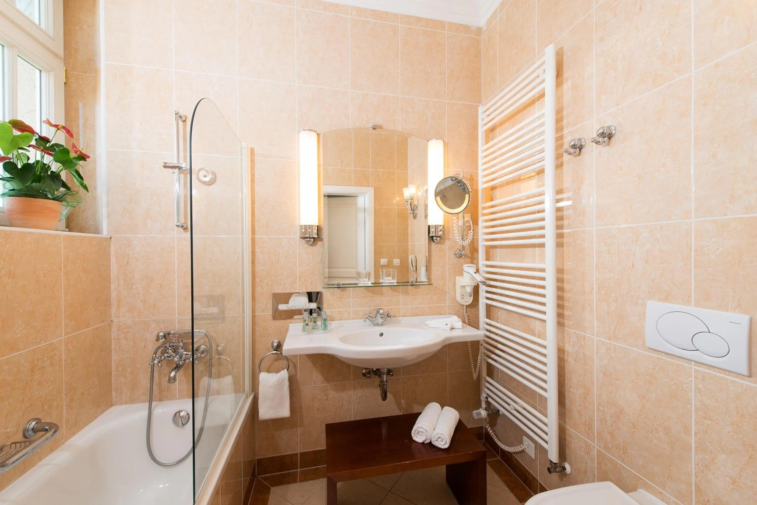 Bathroom in Ensana Thermia Palace