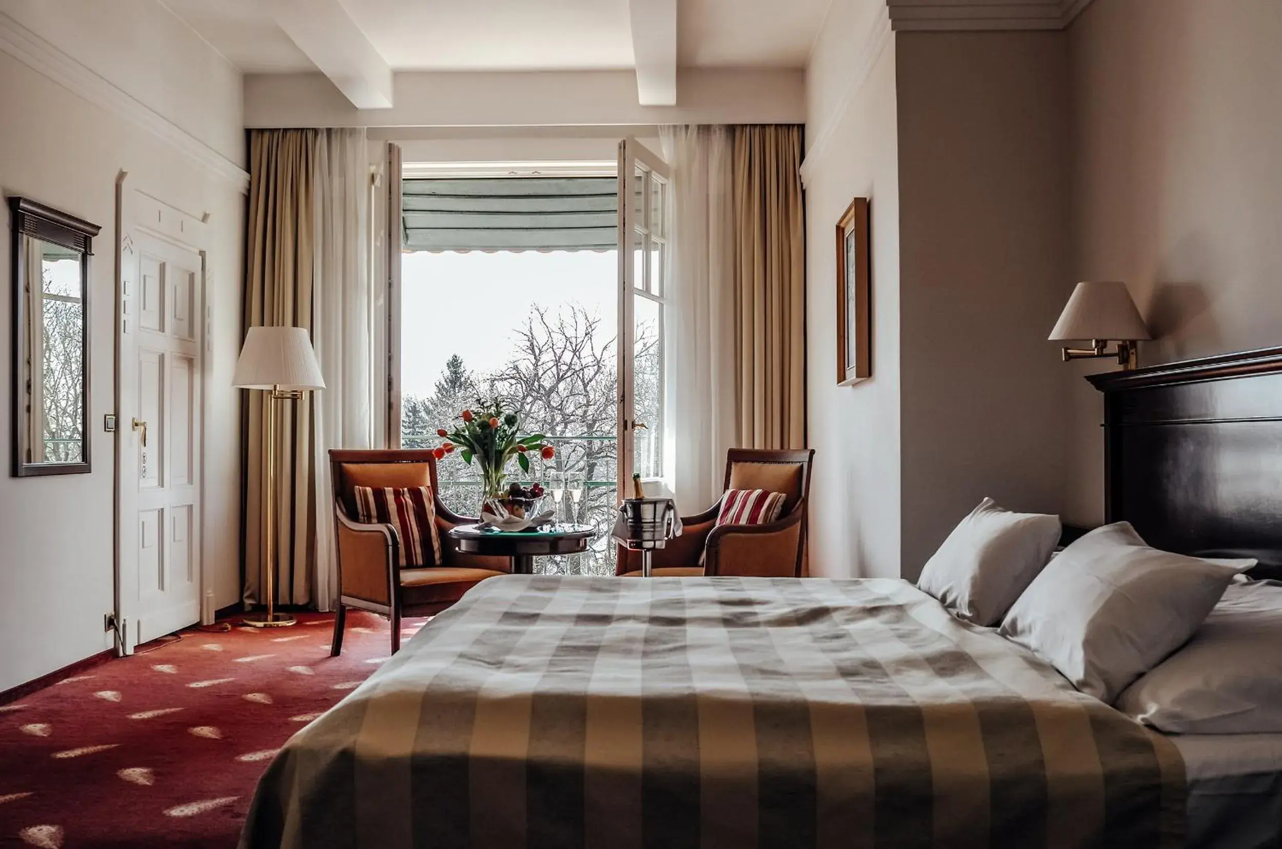 Bedroom, Bed in Ensana Thermia Palace Bedroom, Bed in Ensana Thermia Palace