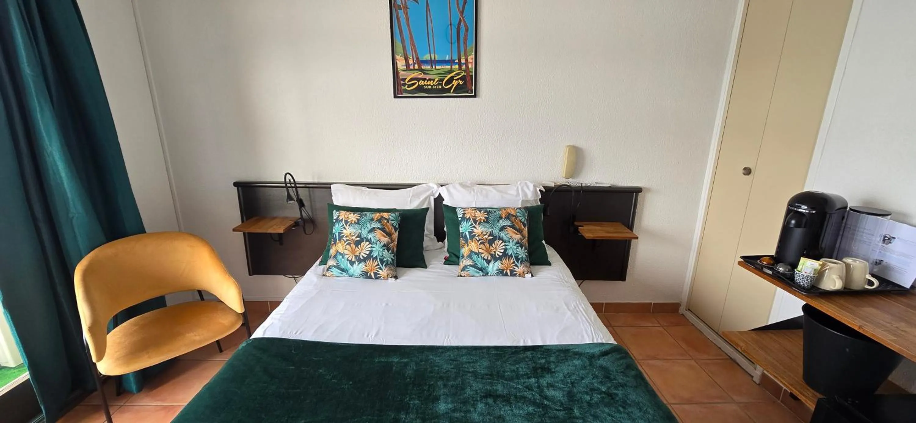 Bedroom, Bed in Hotel Chanteplage