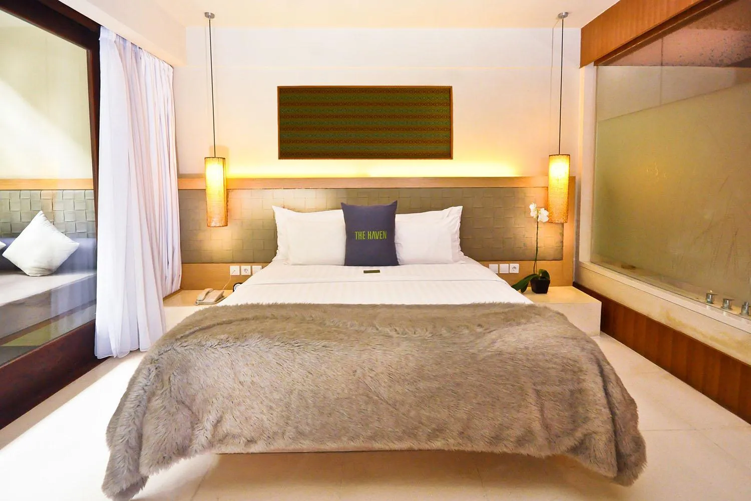 Bed in THE HAVEN Bali Seminyak