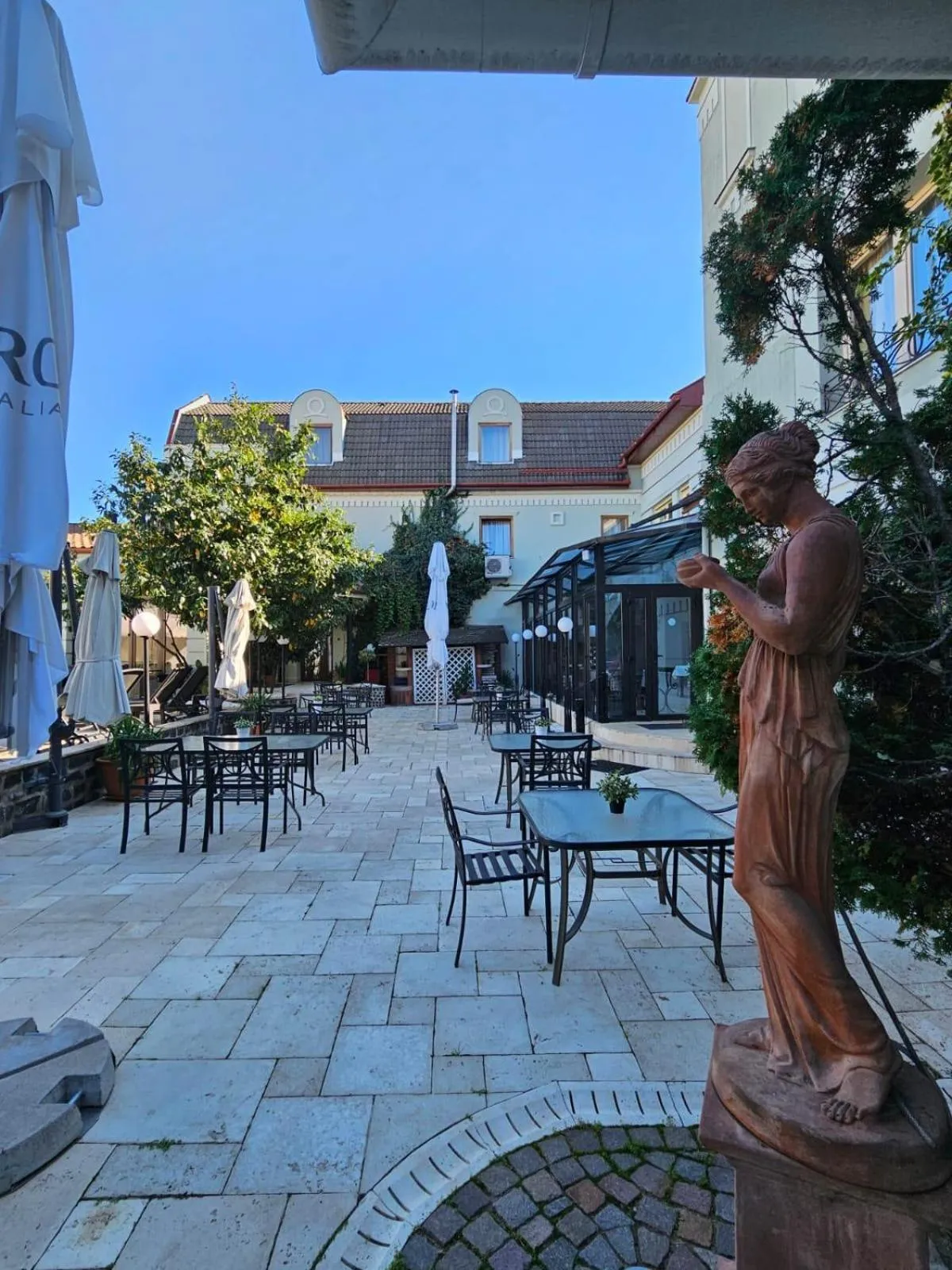 Balcony/Terrace in The Elite - Oradea's Legendary Hotel