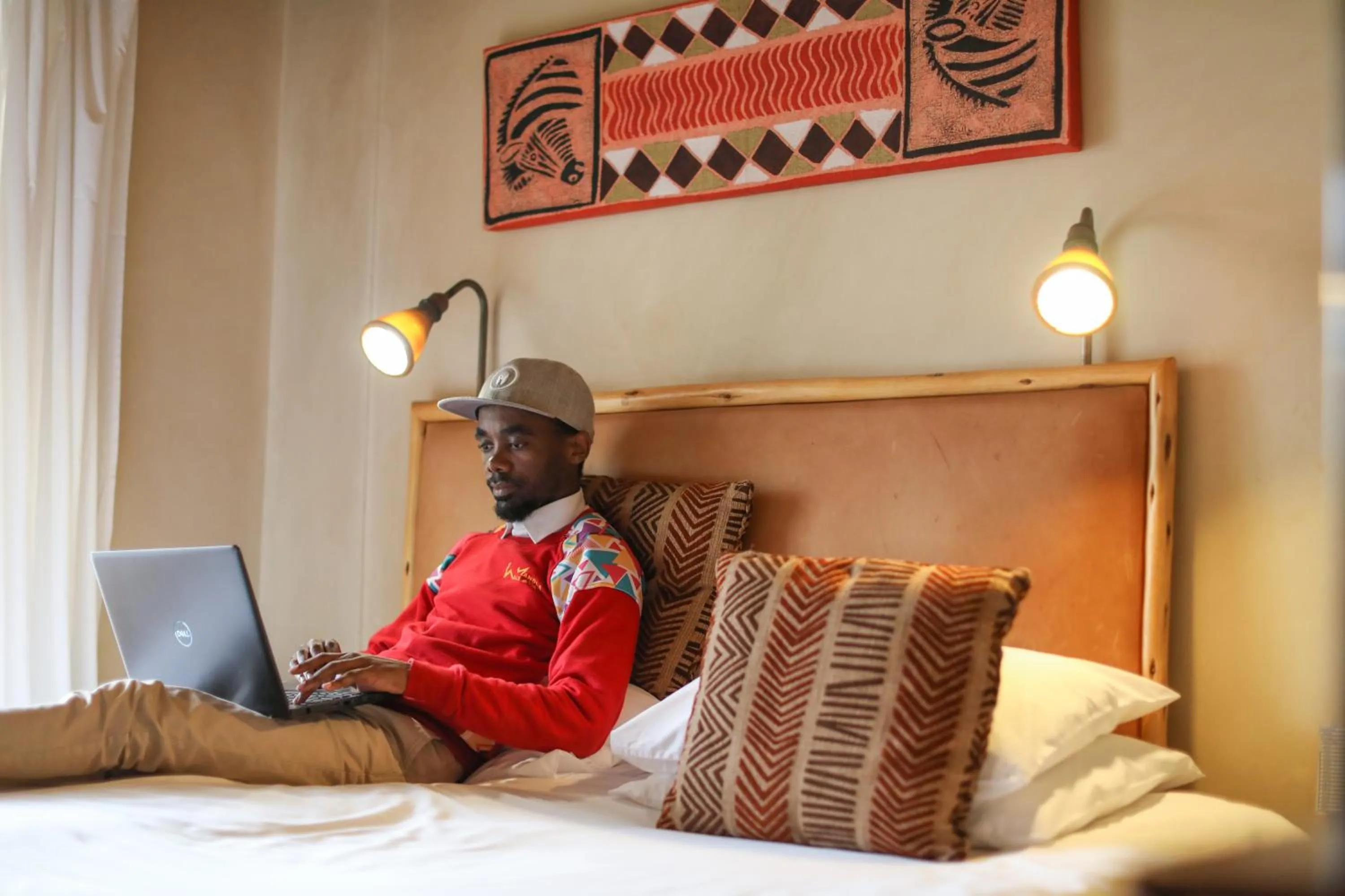 Bed in iKhaya Boutique Hotel