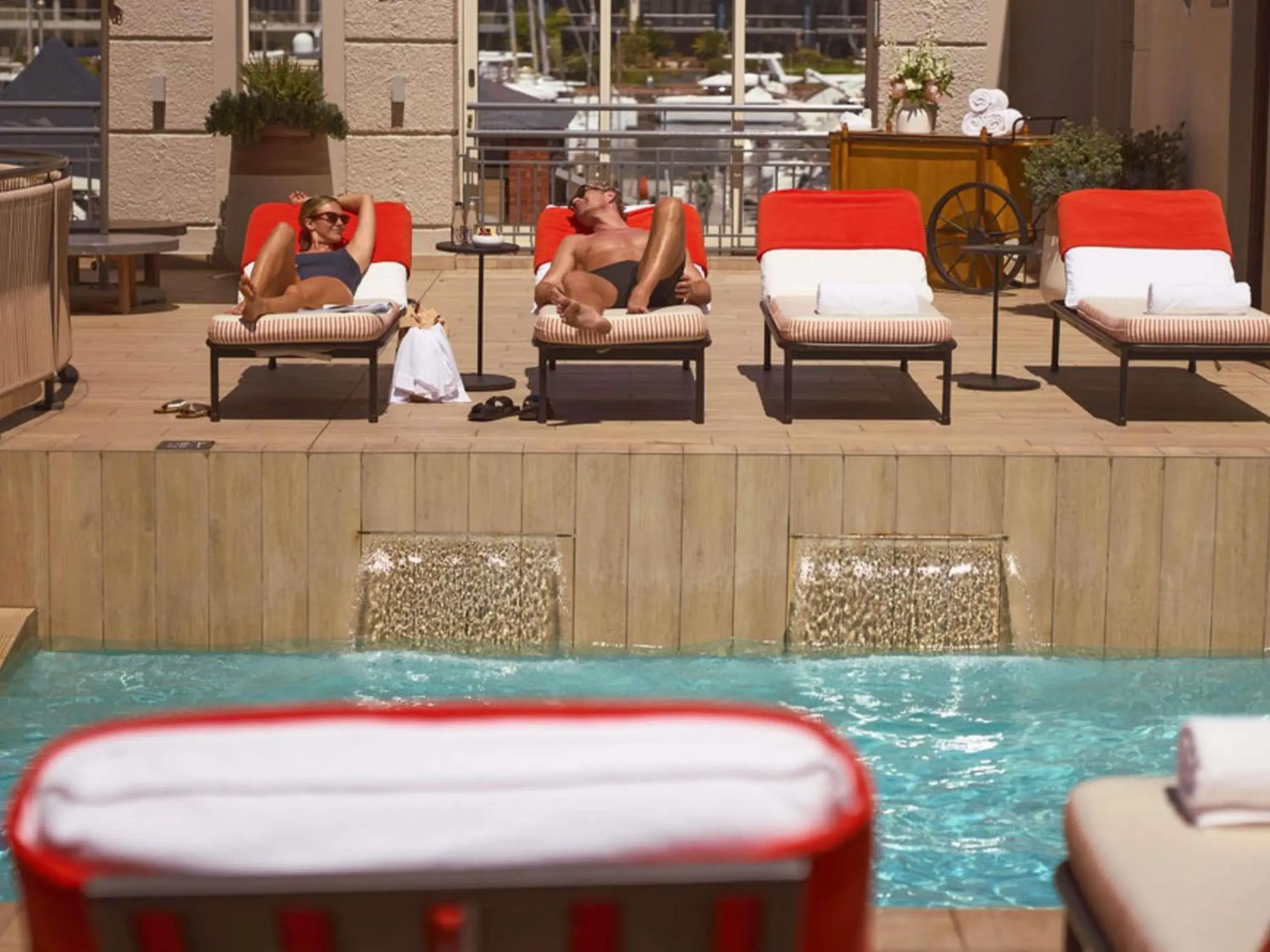 Pool view in Cape Grace, A Fairmont Managed Hotel Pool view in Cape Grace, A Fairmont Managed Hotel