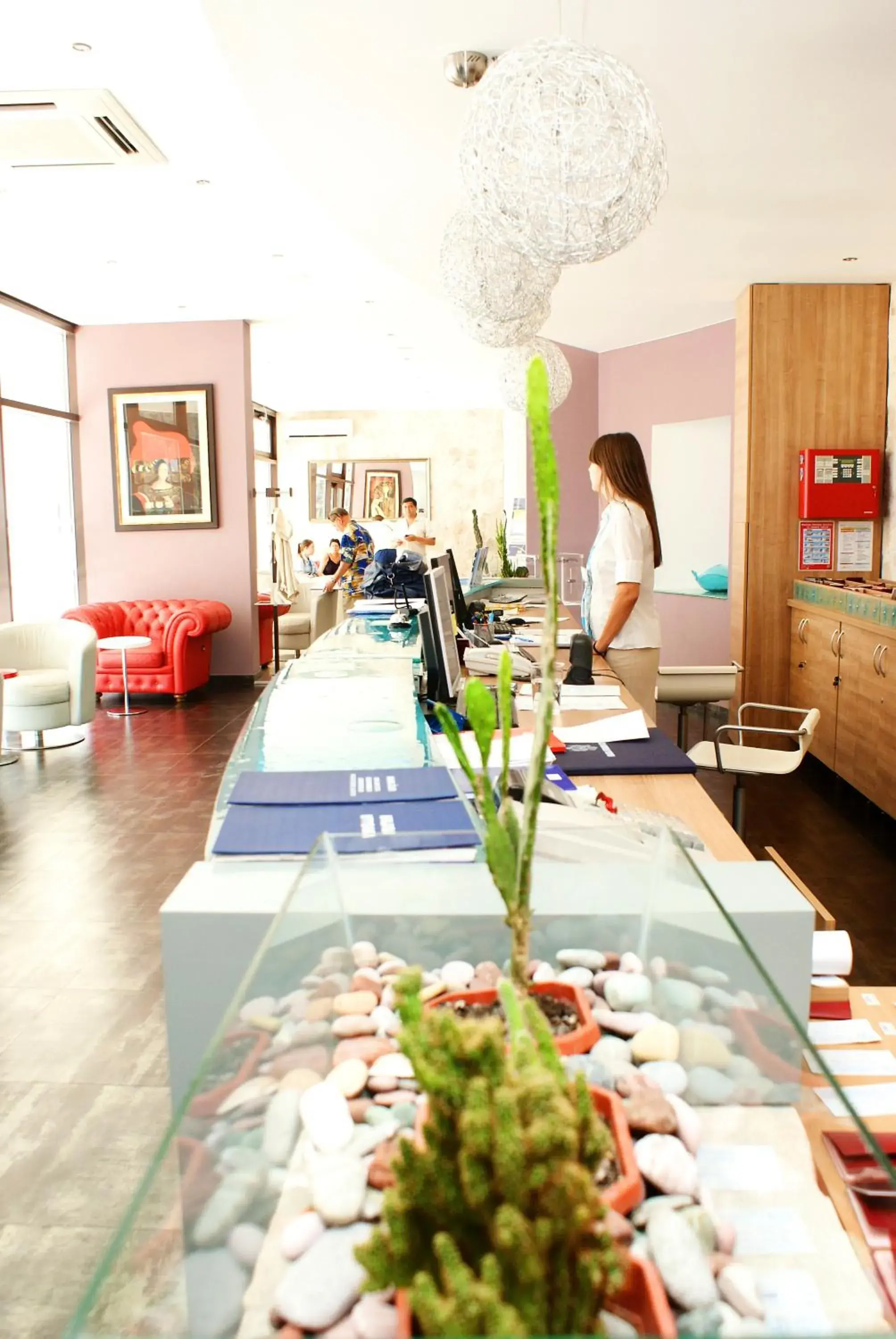 Lobby or reception in Hotel Aleksandar Lobby or reception in Hotel Aleksandar