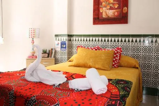 Bed in Hostal Estación