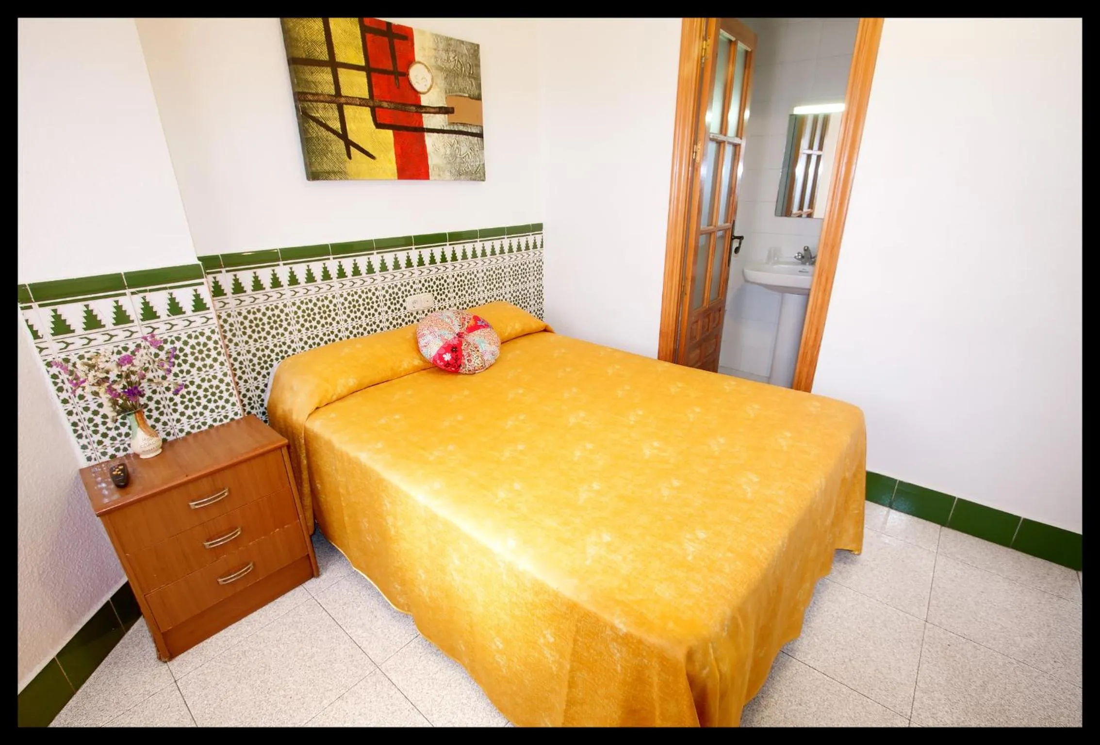 Bed in Hostal Estación