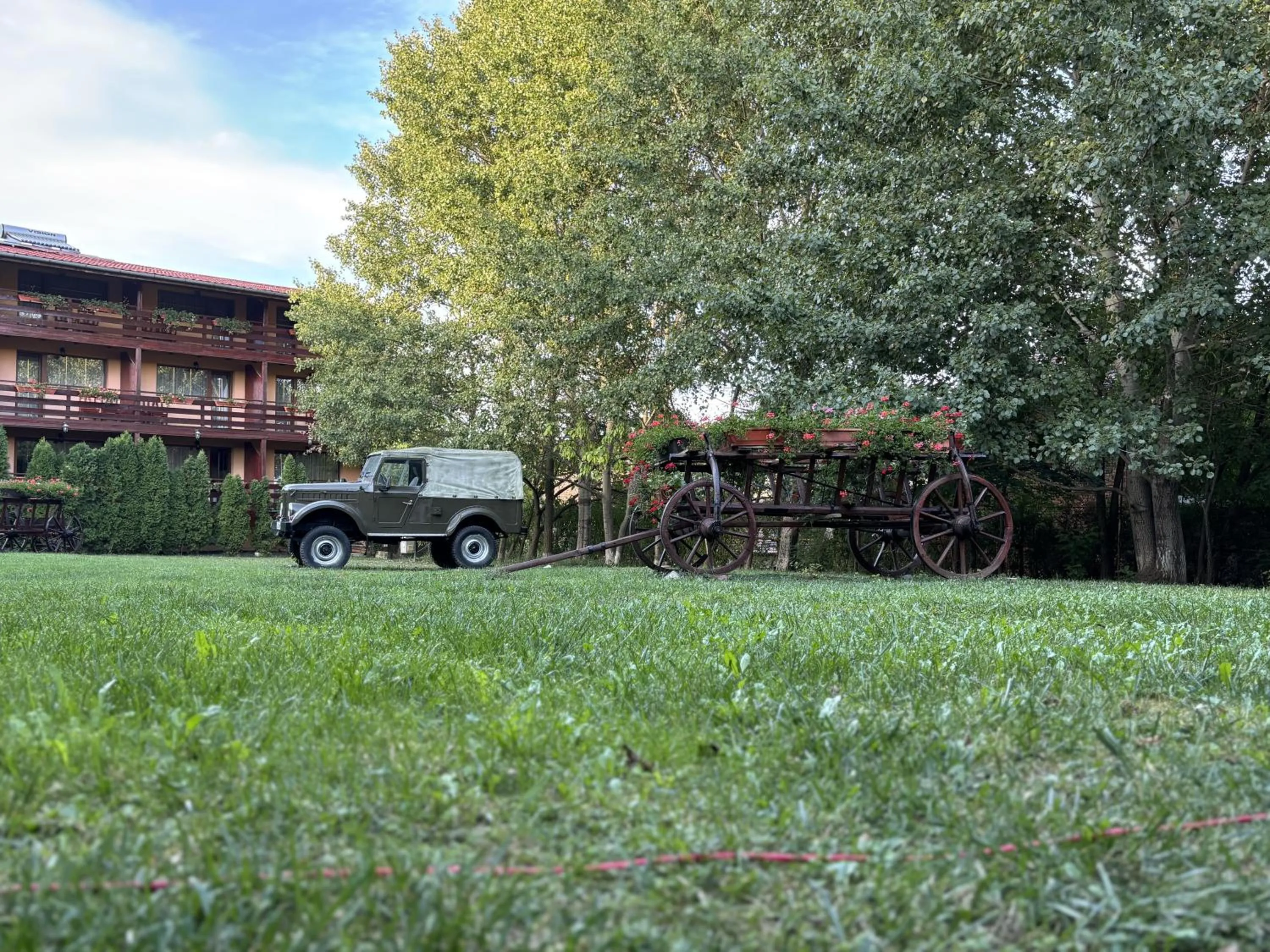 Garden view in Casa Bazna