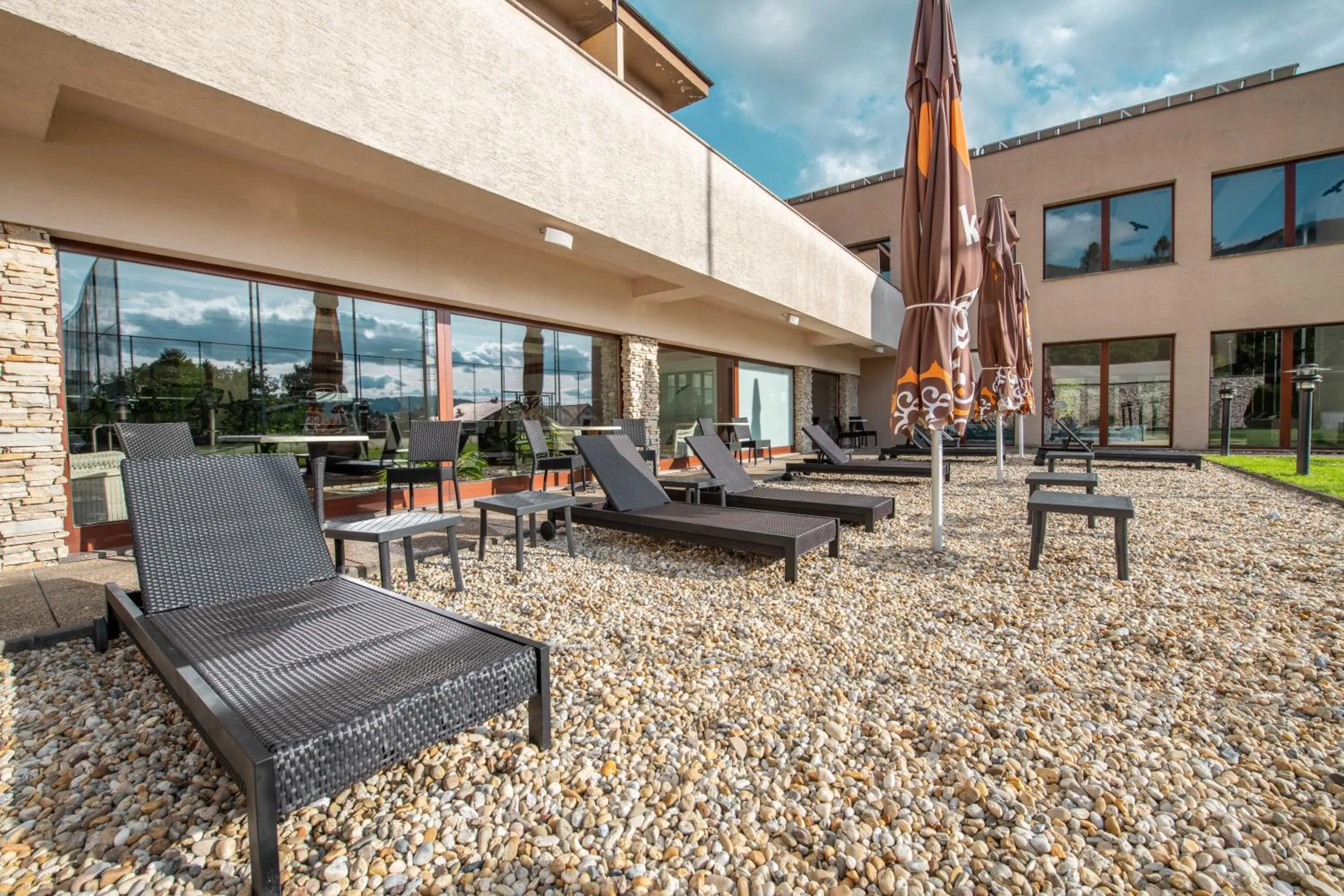 Patio in Wellness Hotel Diplomat