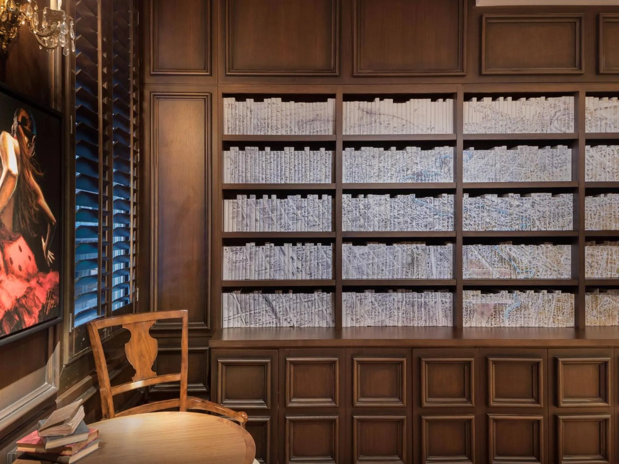 Library in Hotel Valencia Riverwalk