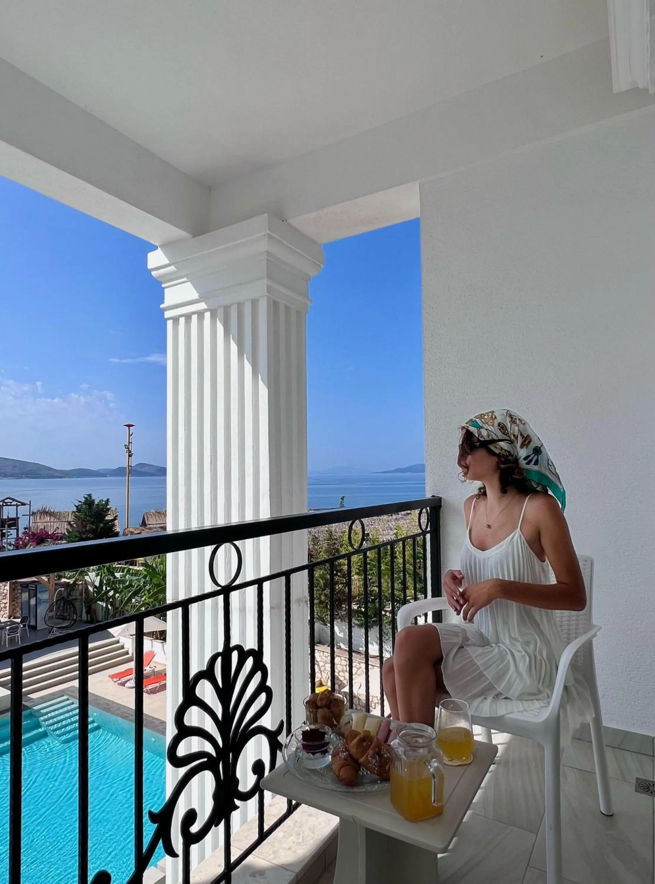 View (from property/room) in Hotel Vila Kalcuni Sarande