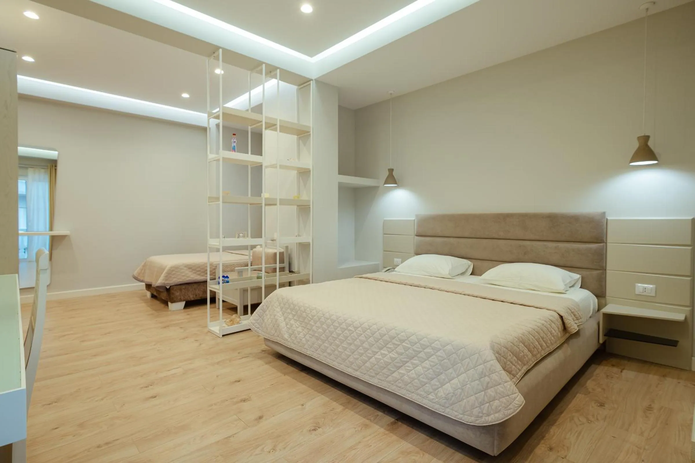 Bed in Hotel Vila Kalcuni Sarande