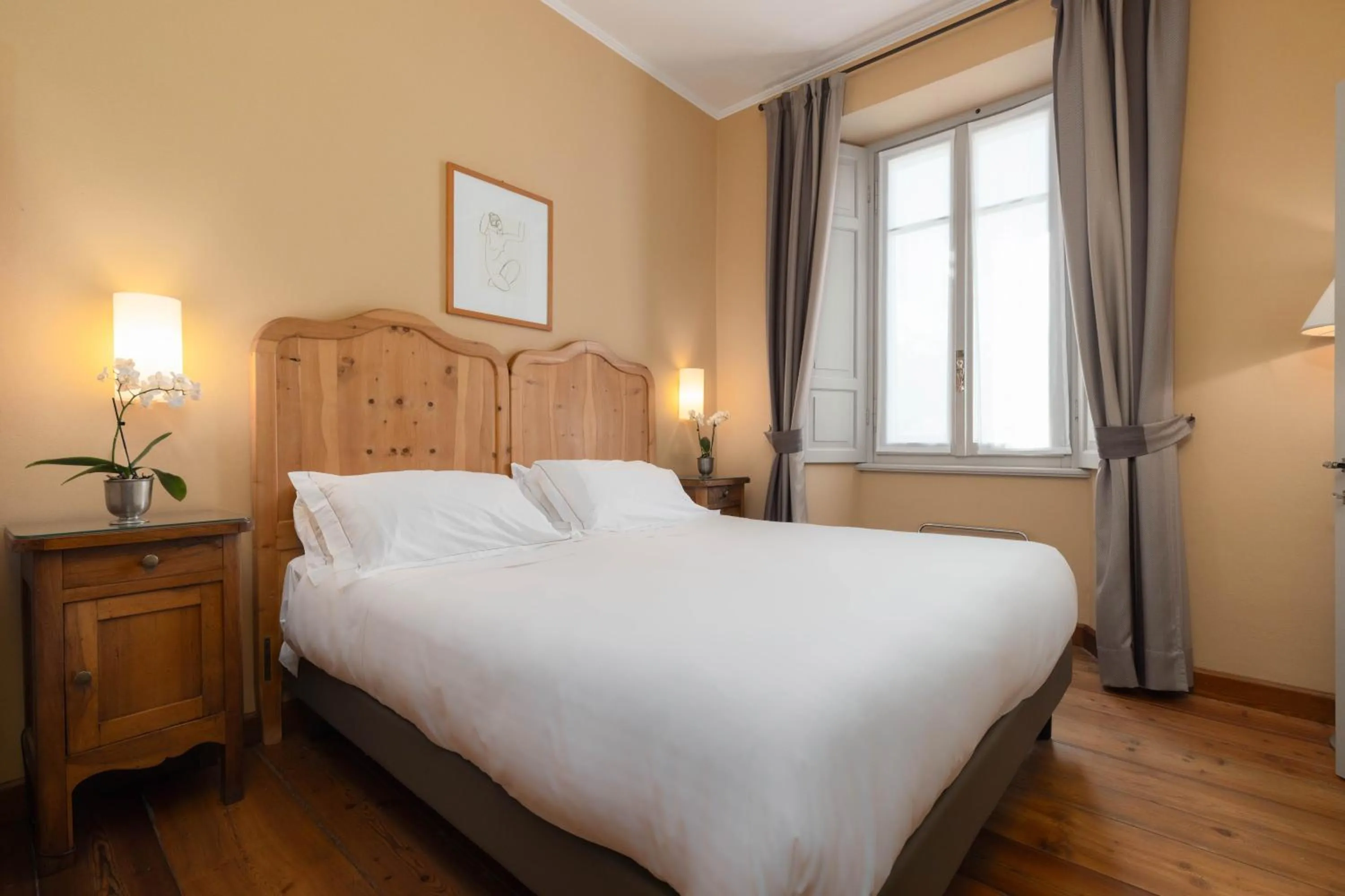 Bedroom, Bed in QC Grand Hotel Bagni Nuovi