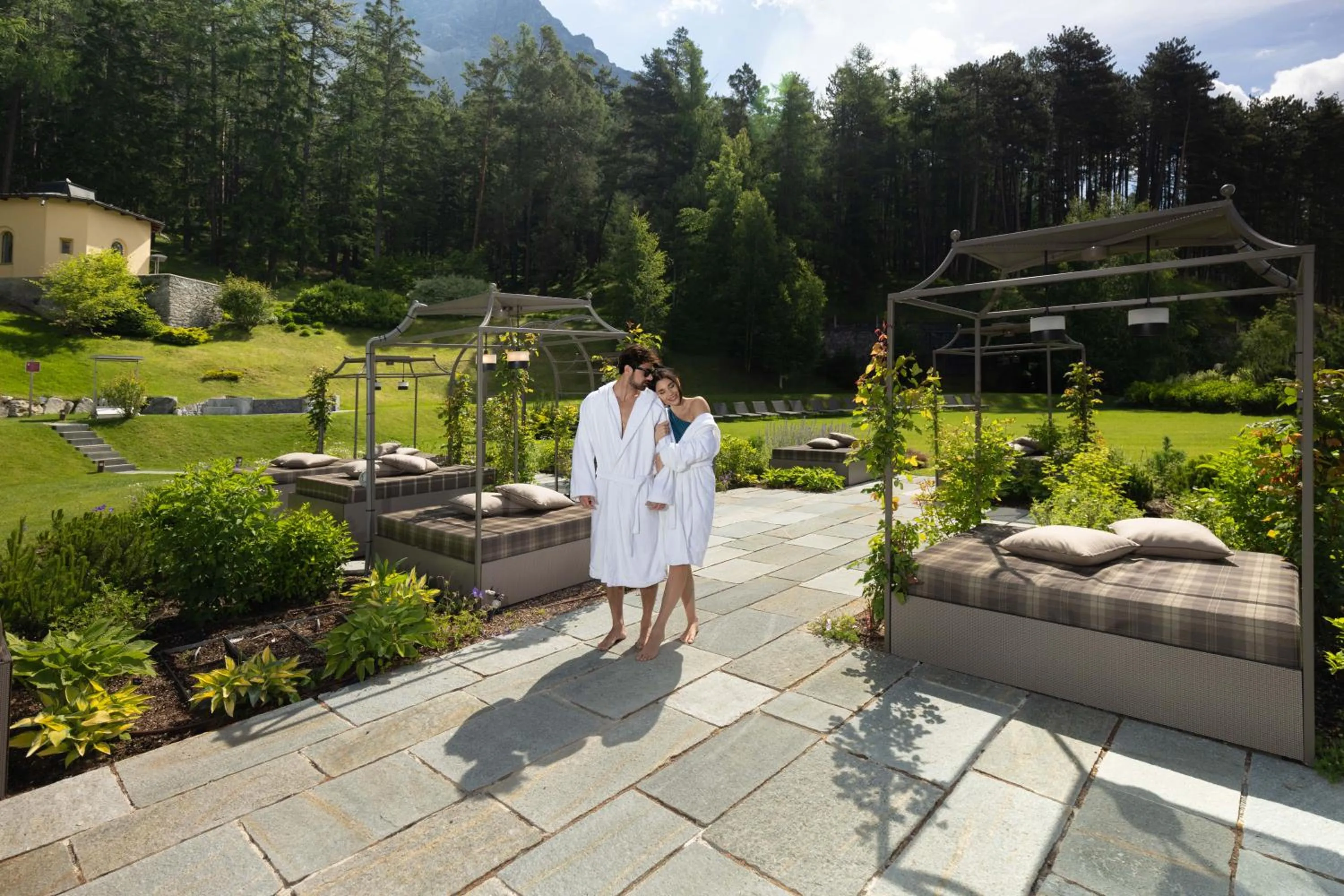 Garden in QC Grand Hotel Bagni Nuovi