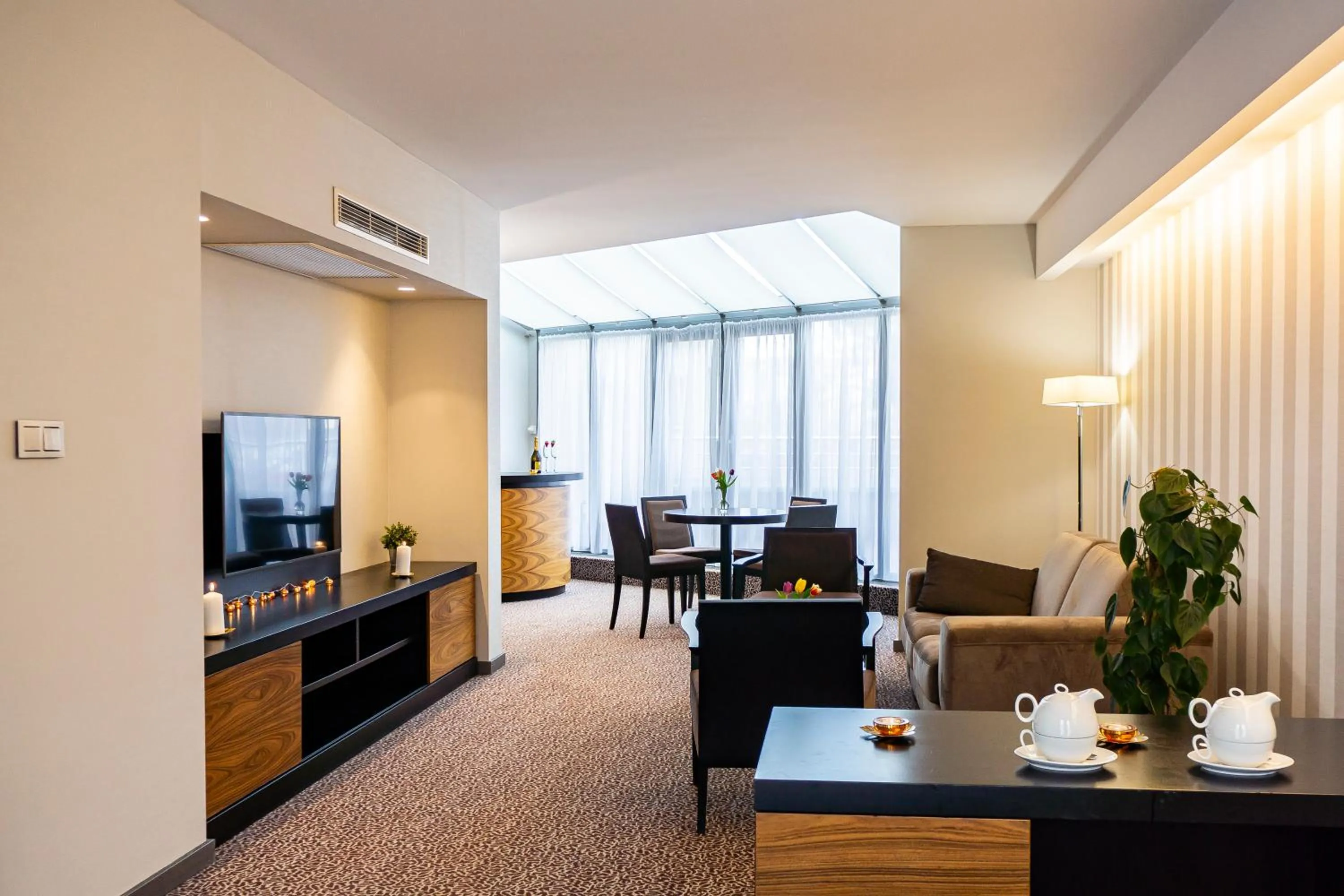 Seating area in Hotel Avance