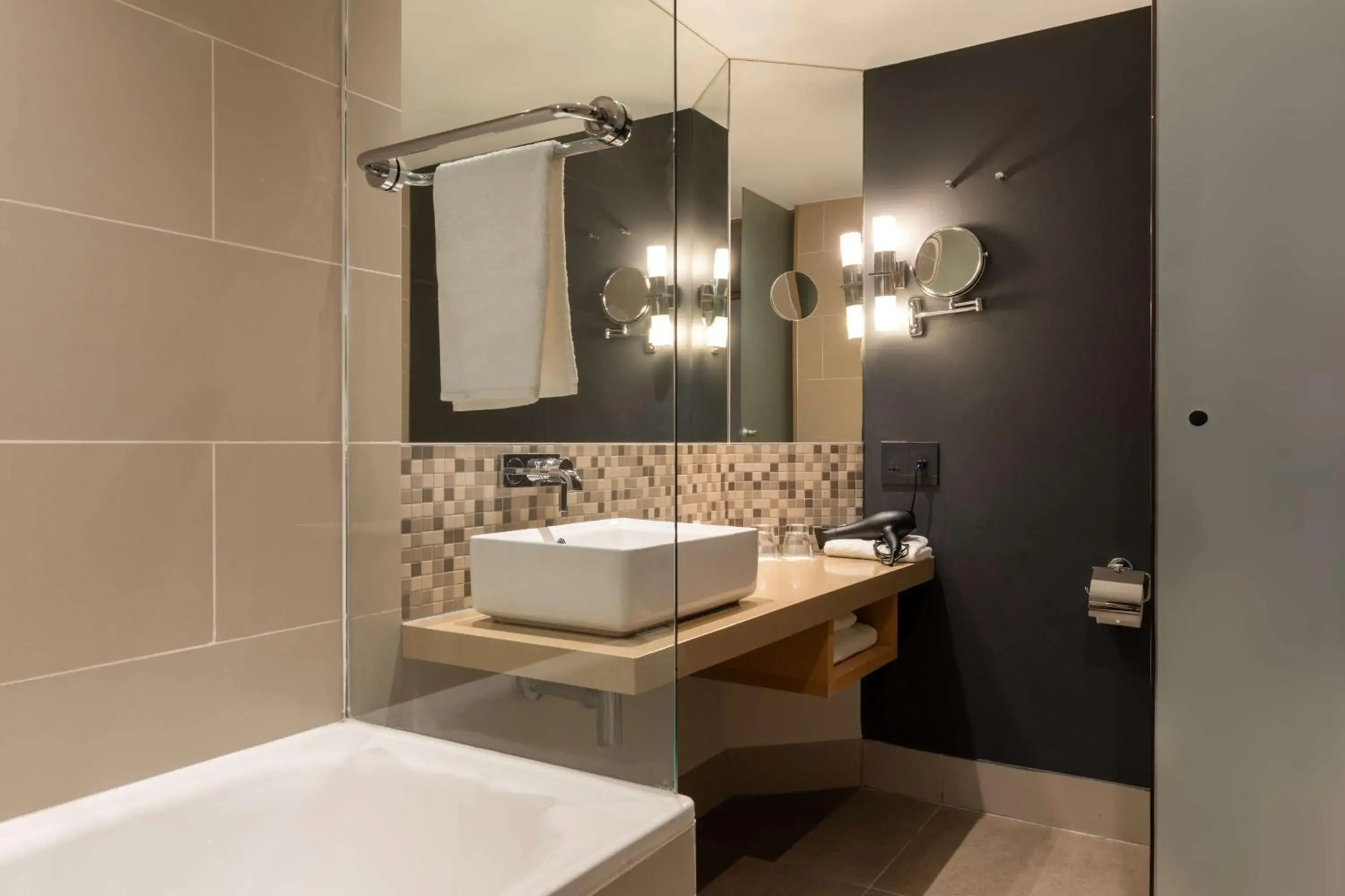 Bathroom in Radisson Blu Gautrain Hotel, Sandton Johannesburg Bathroom in Radisson Blu Gautrain Hotel, Sandton Johannesburg