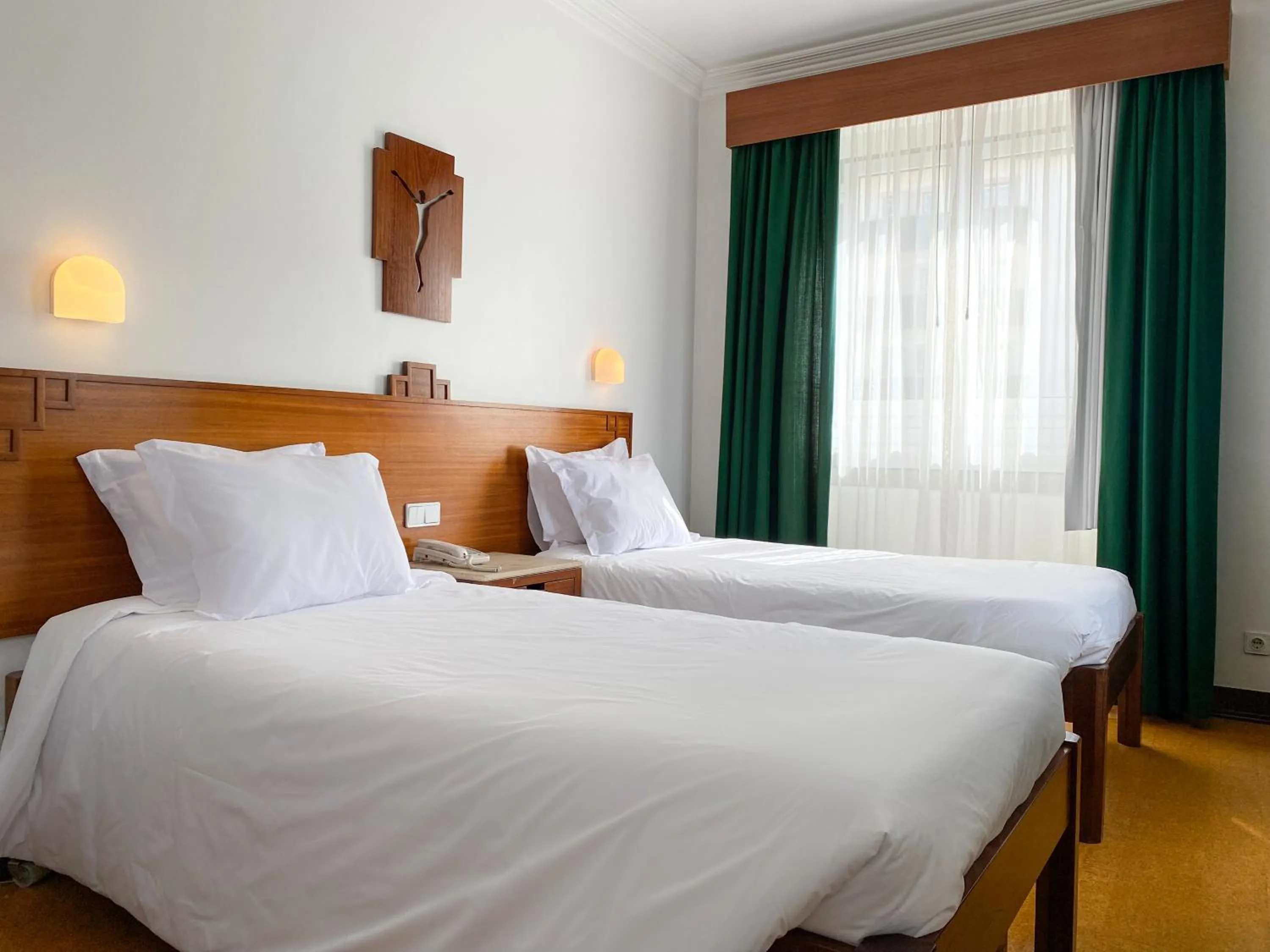 Bed in Hotel Irmãs Dominicanas - Fátima by Flagworld Hotels