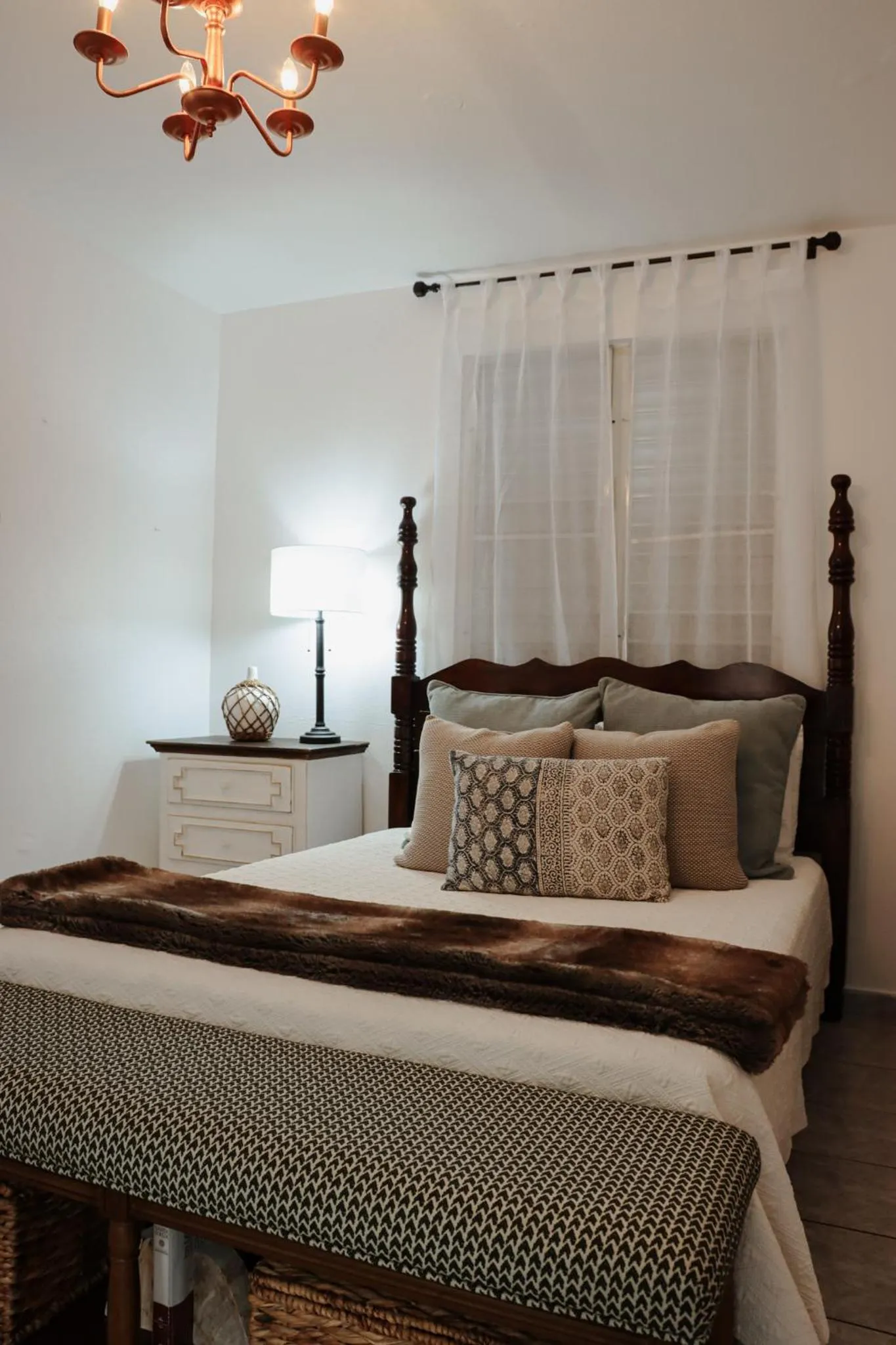 View (from property/room), Bed in Hacienda Tres Casitas