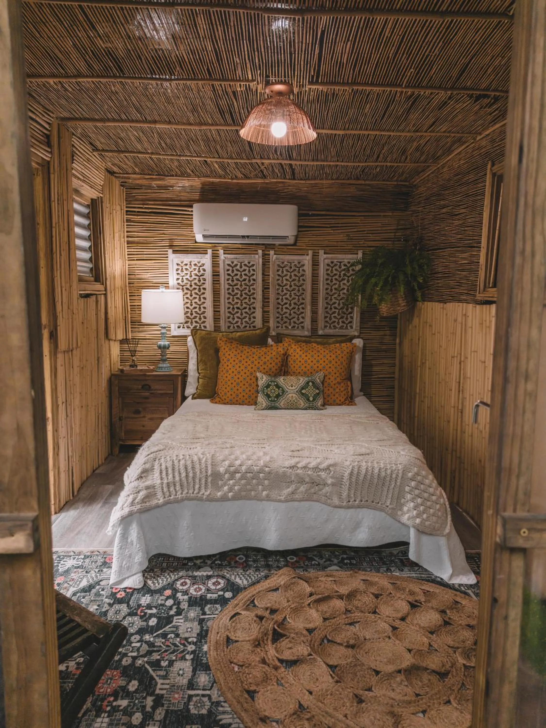 View (from property/room), Bed in Hacienda Tres Casitas