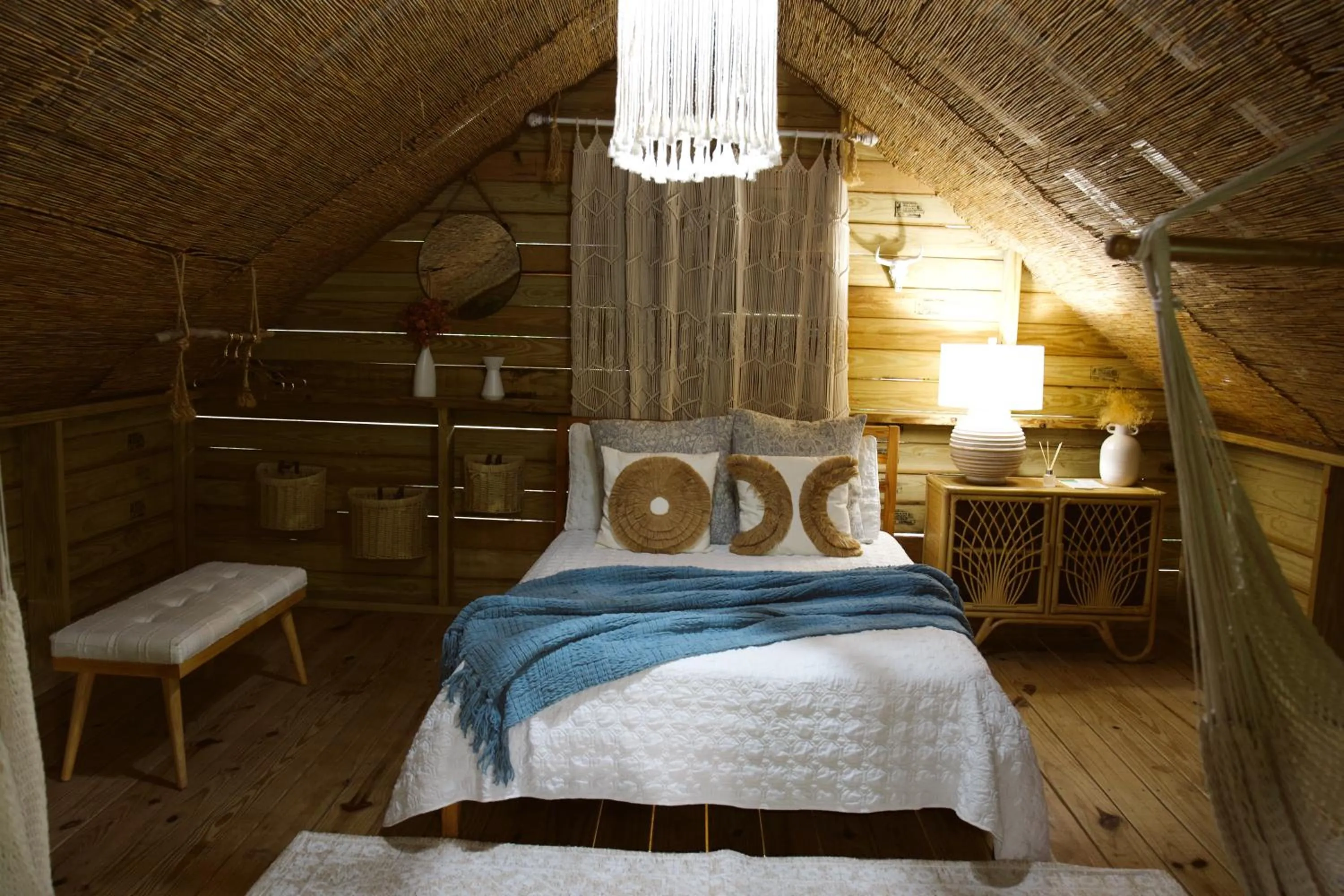 View (from property/room), Bed in Hacienda Tres Casitas