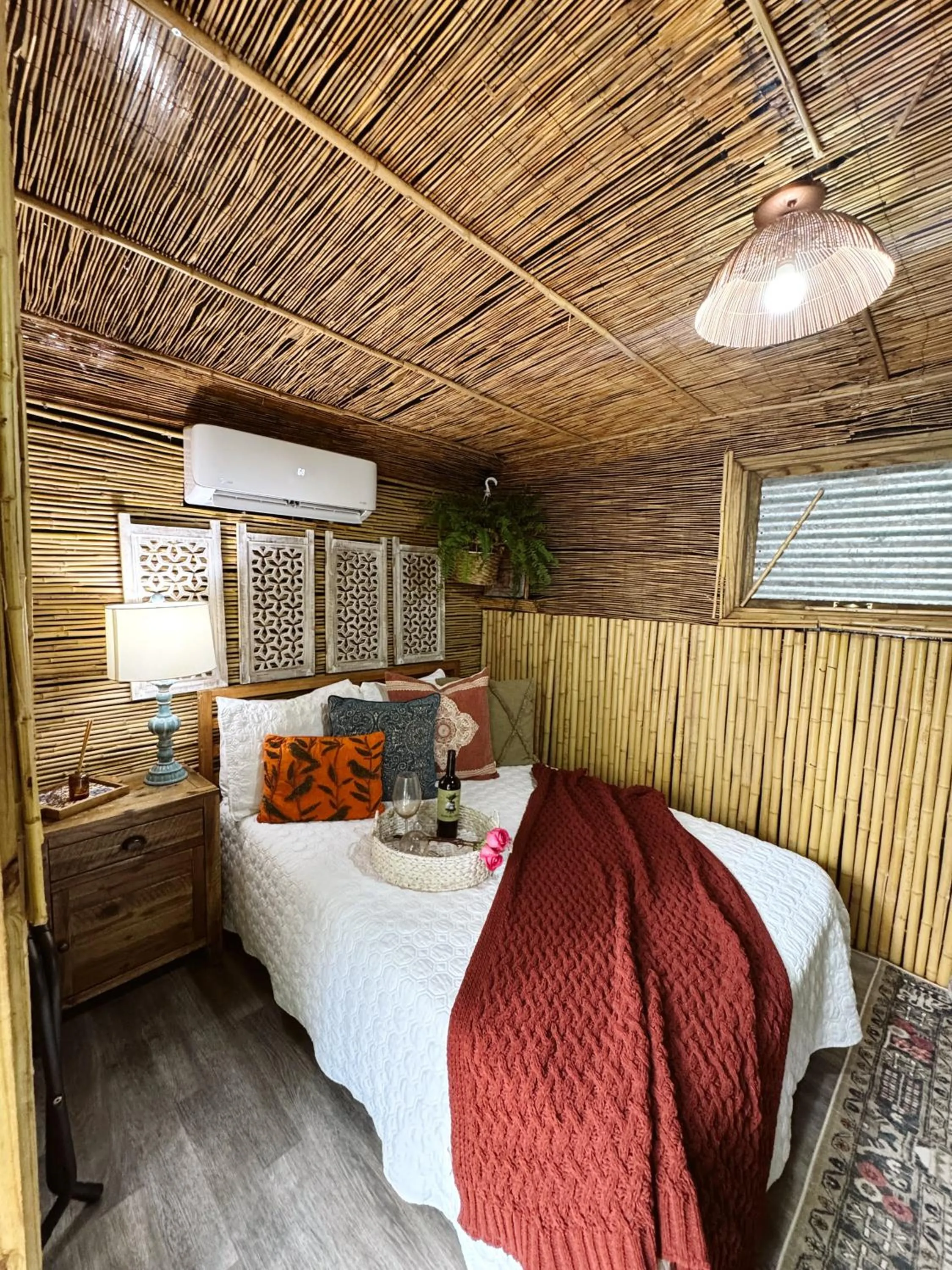 View (from property/room), Bed in Hacienda Tres Casitas