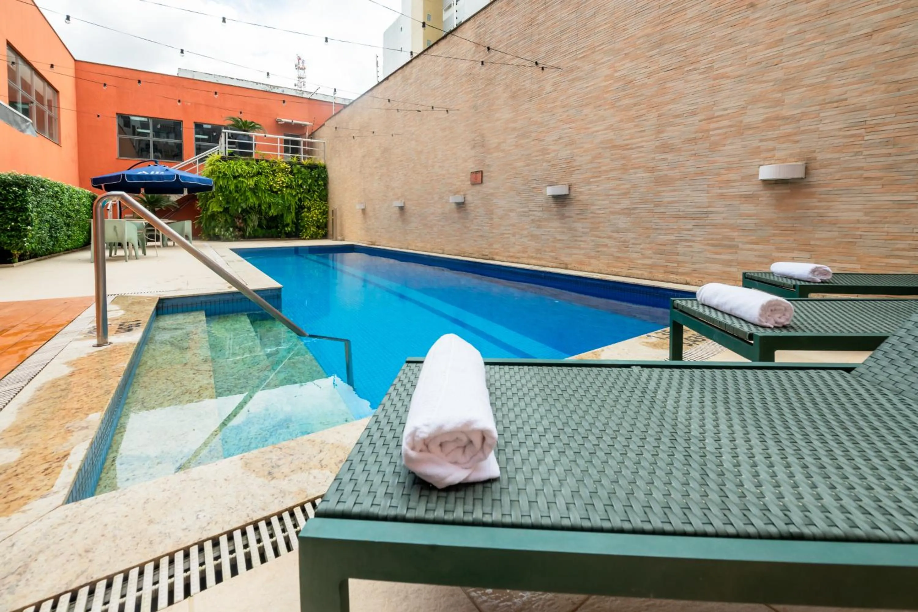 Swimming pool in ibis Styles Belem Nazare