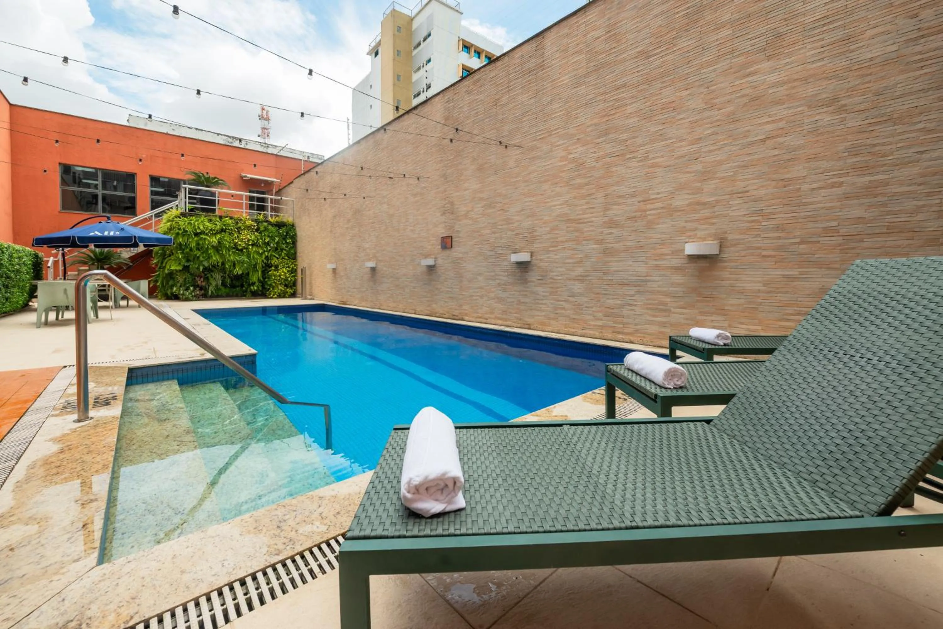 Swimming pool in ibis Styles Belem Nazare