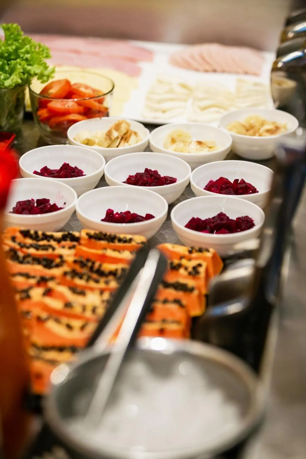 Buffet breakfast in ibis Styles Belem Nazare