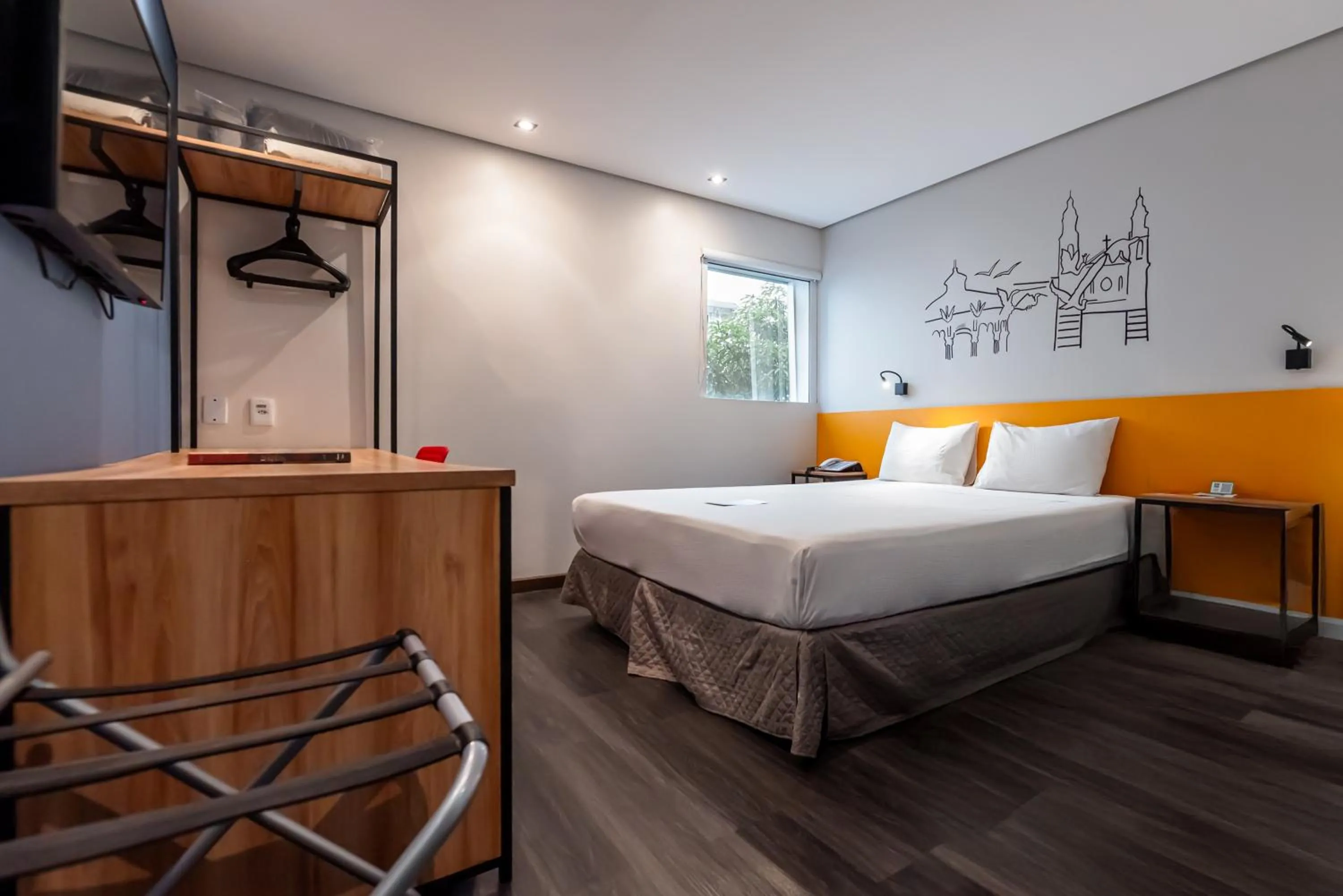 Bed in ibis Styles Belem Nazare