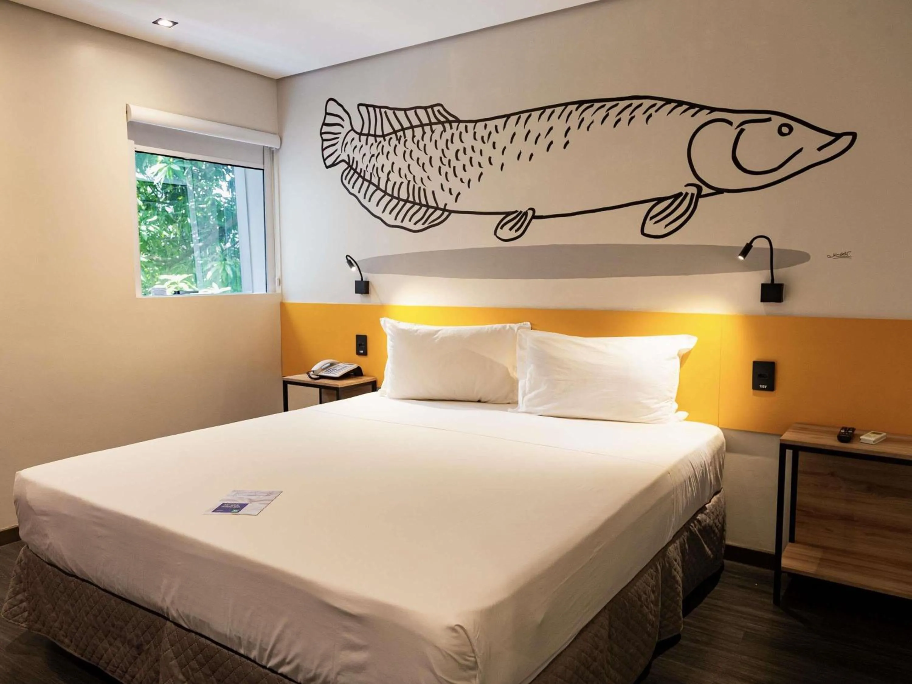 Bedroom, Bed in ibis Styles Belem Nazare