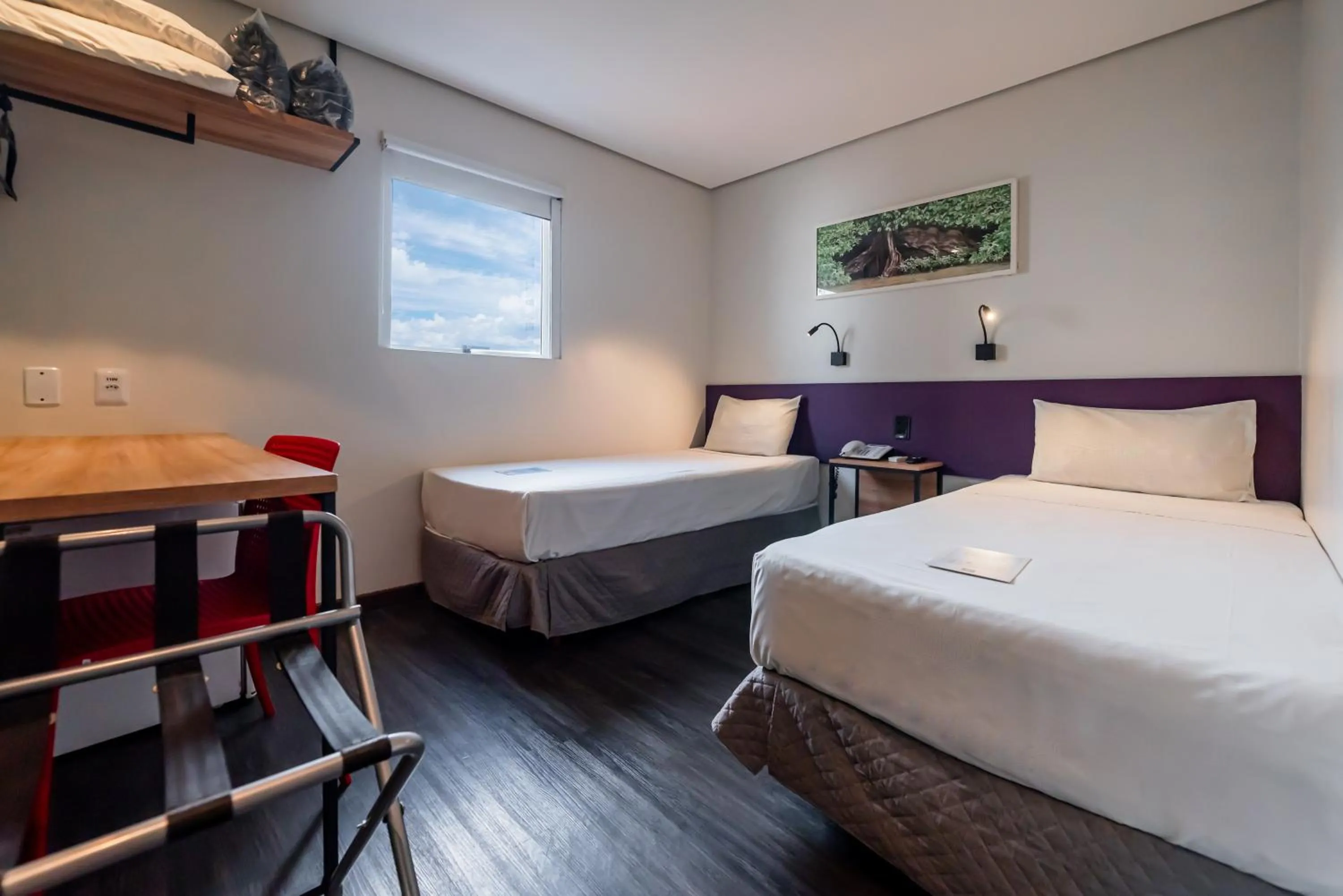 Bedroom, Bed in ibis Styles Belem Nazare