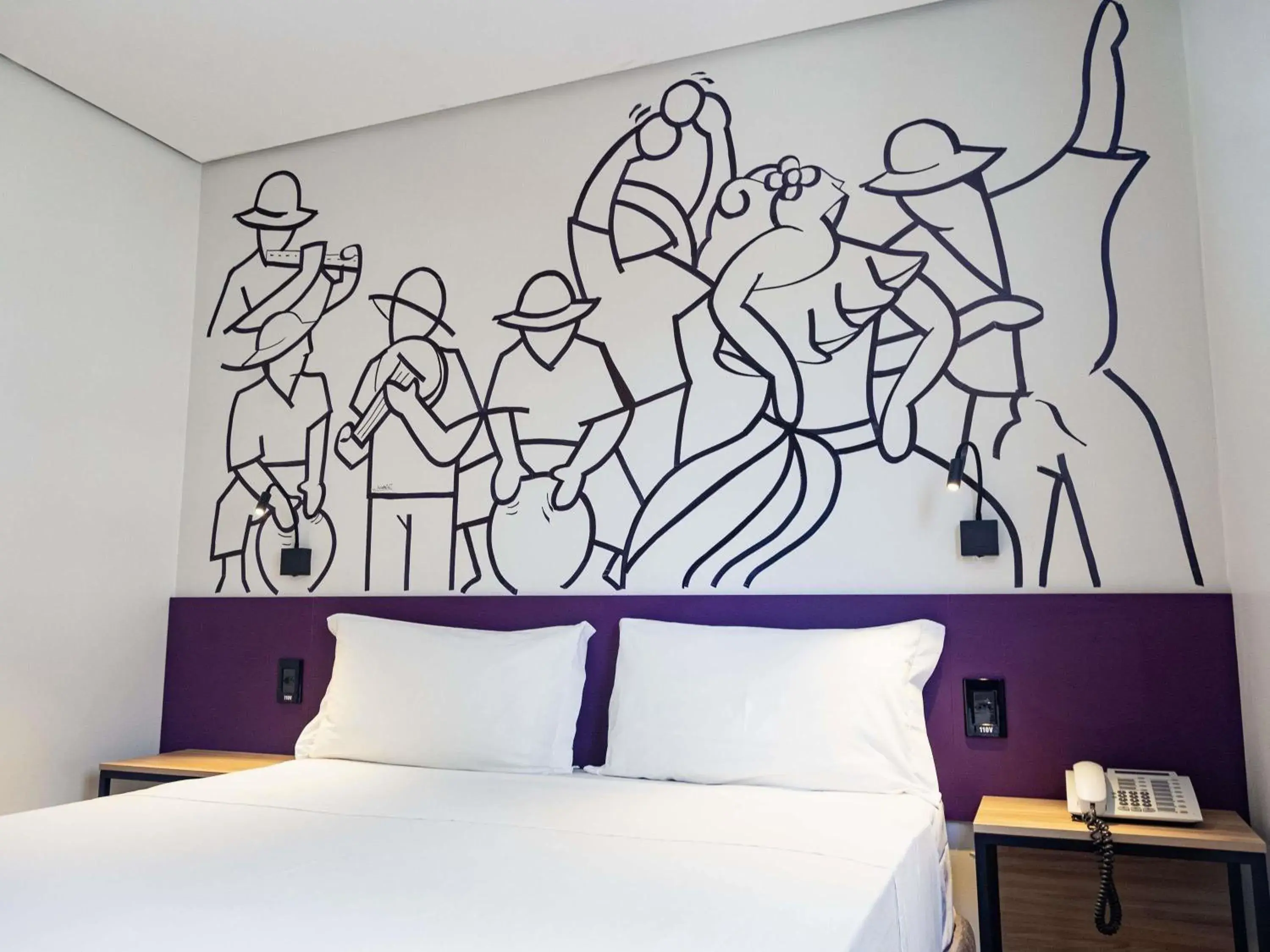 Bedroom, Bed in ibis Styles Belem Nazare Bedroom, Bed in ibis Styles Belem Nazare