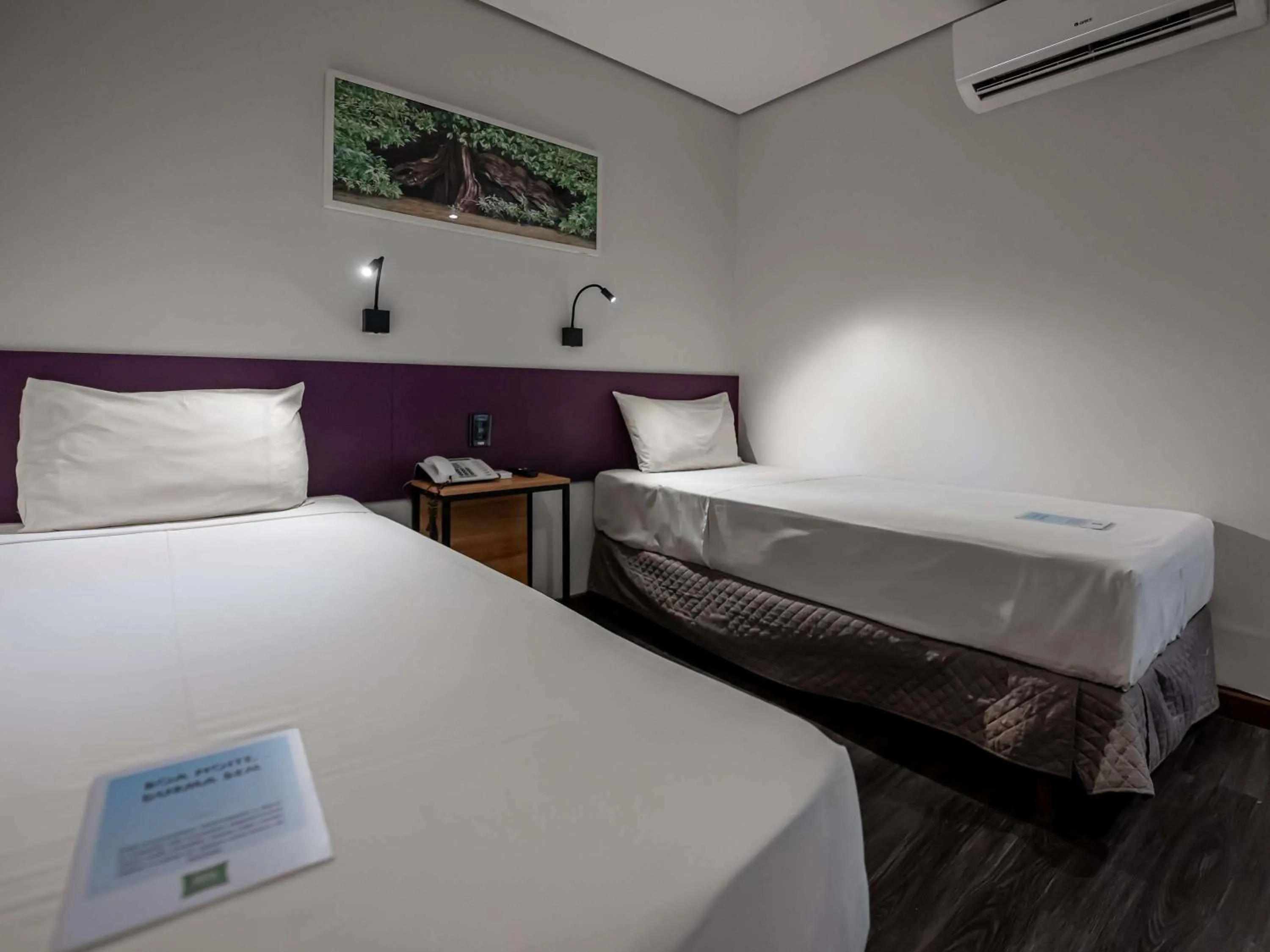 Bedroom, Bed in ibis Styles Belem Nazare