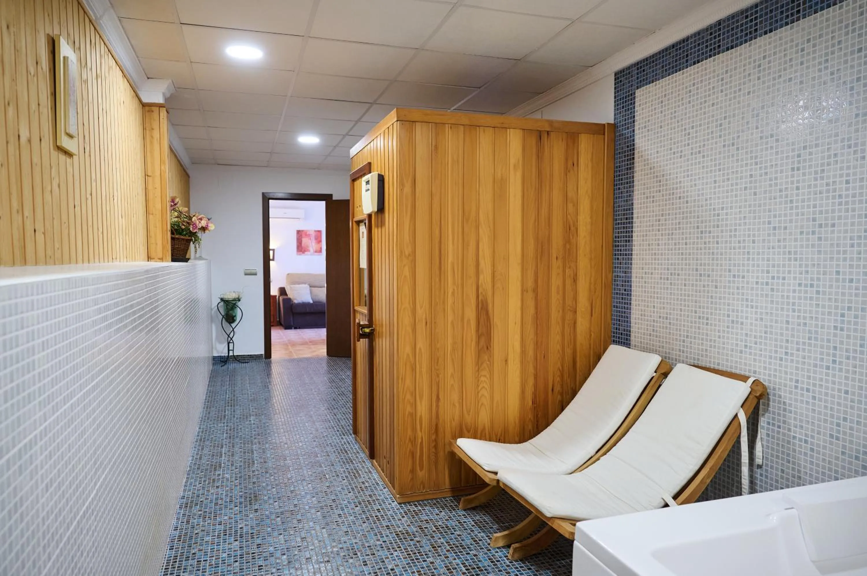 Sauna, Bed in Hotel Tossal d'Altea