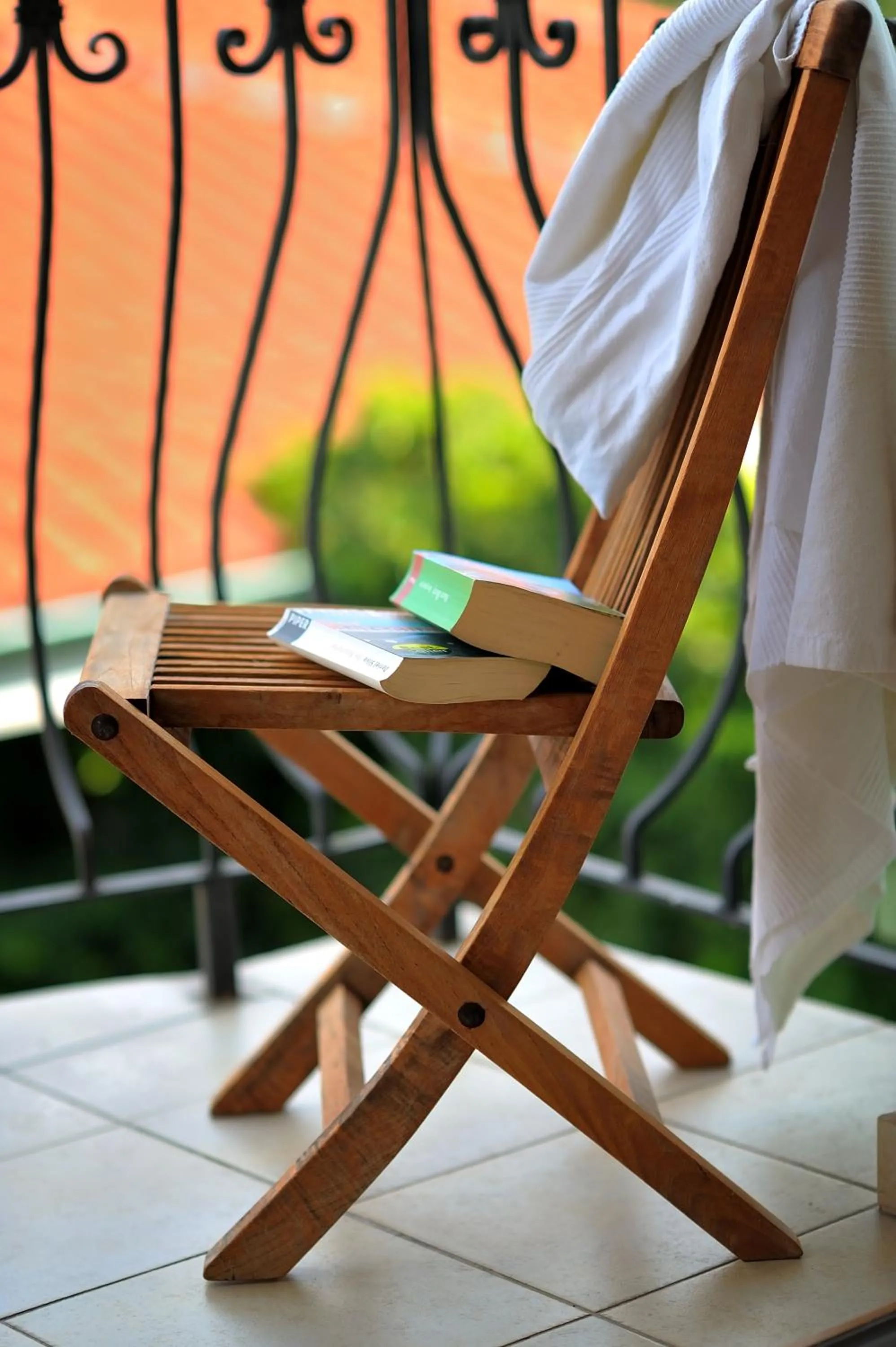 Balcony/Terrace in Penzion Tematin