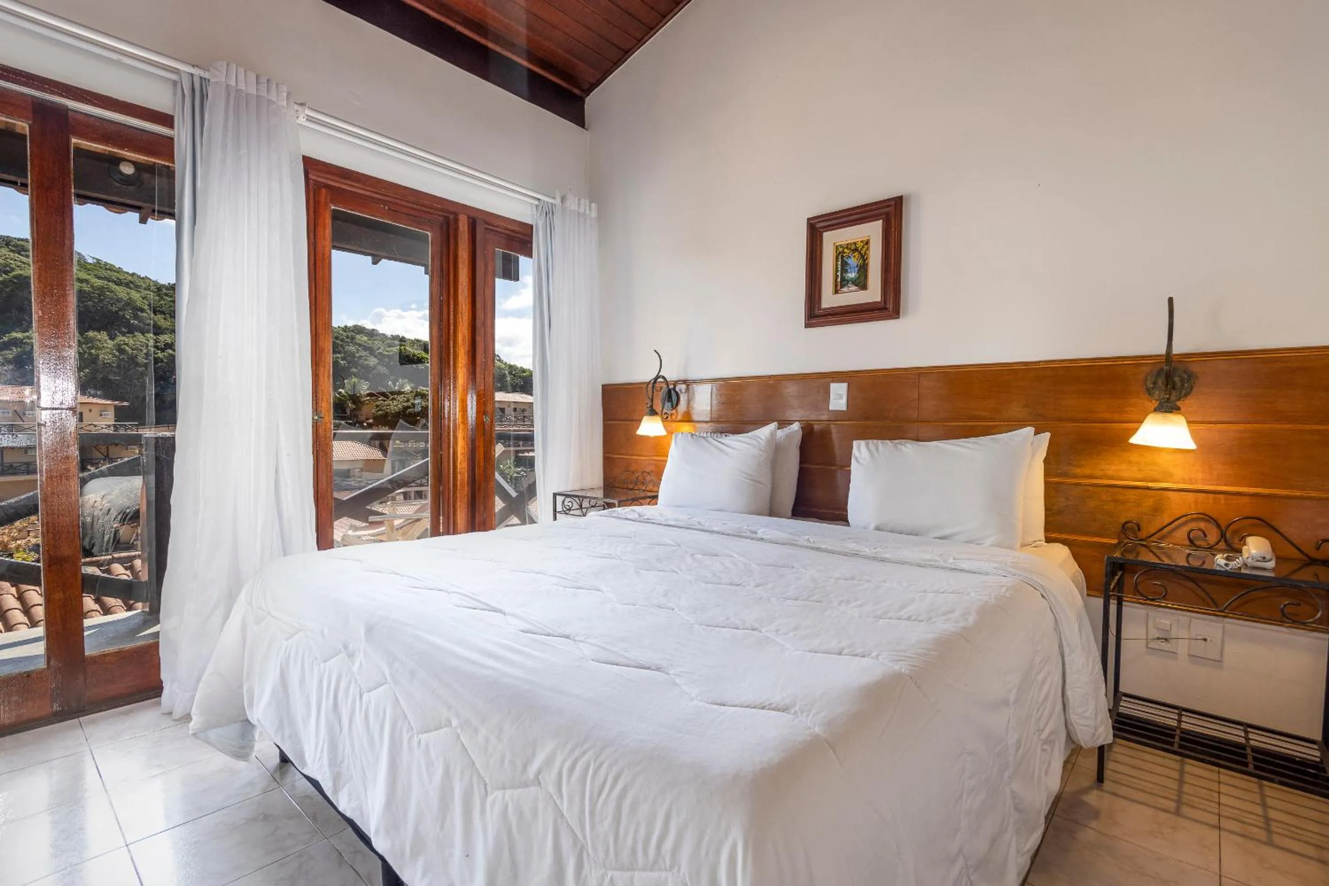 Bed in Hotel Ilha Branca Inn