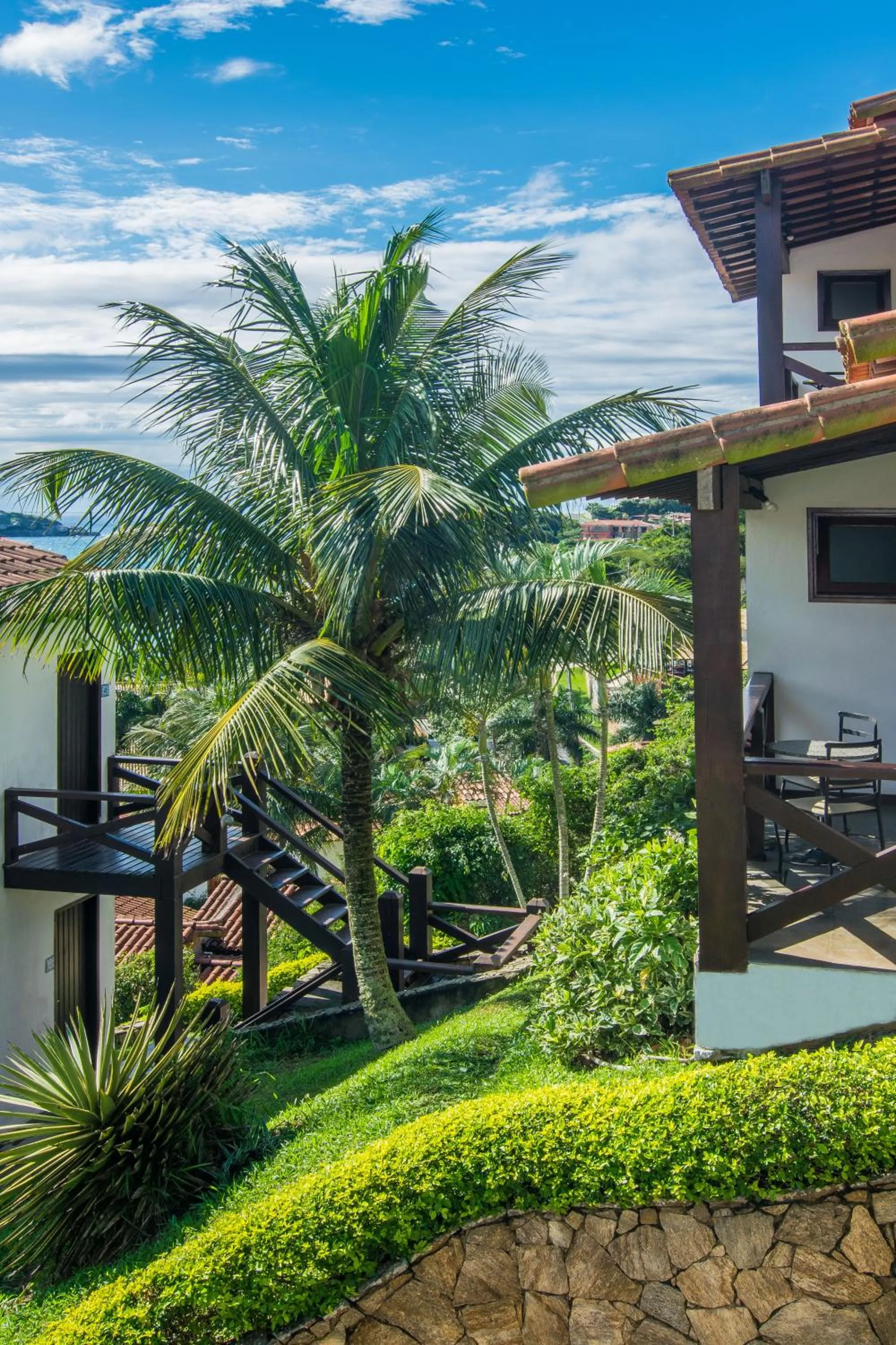 Garden view in Hotel Ilha Branca Inn