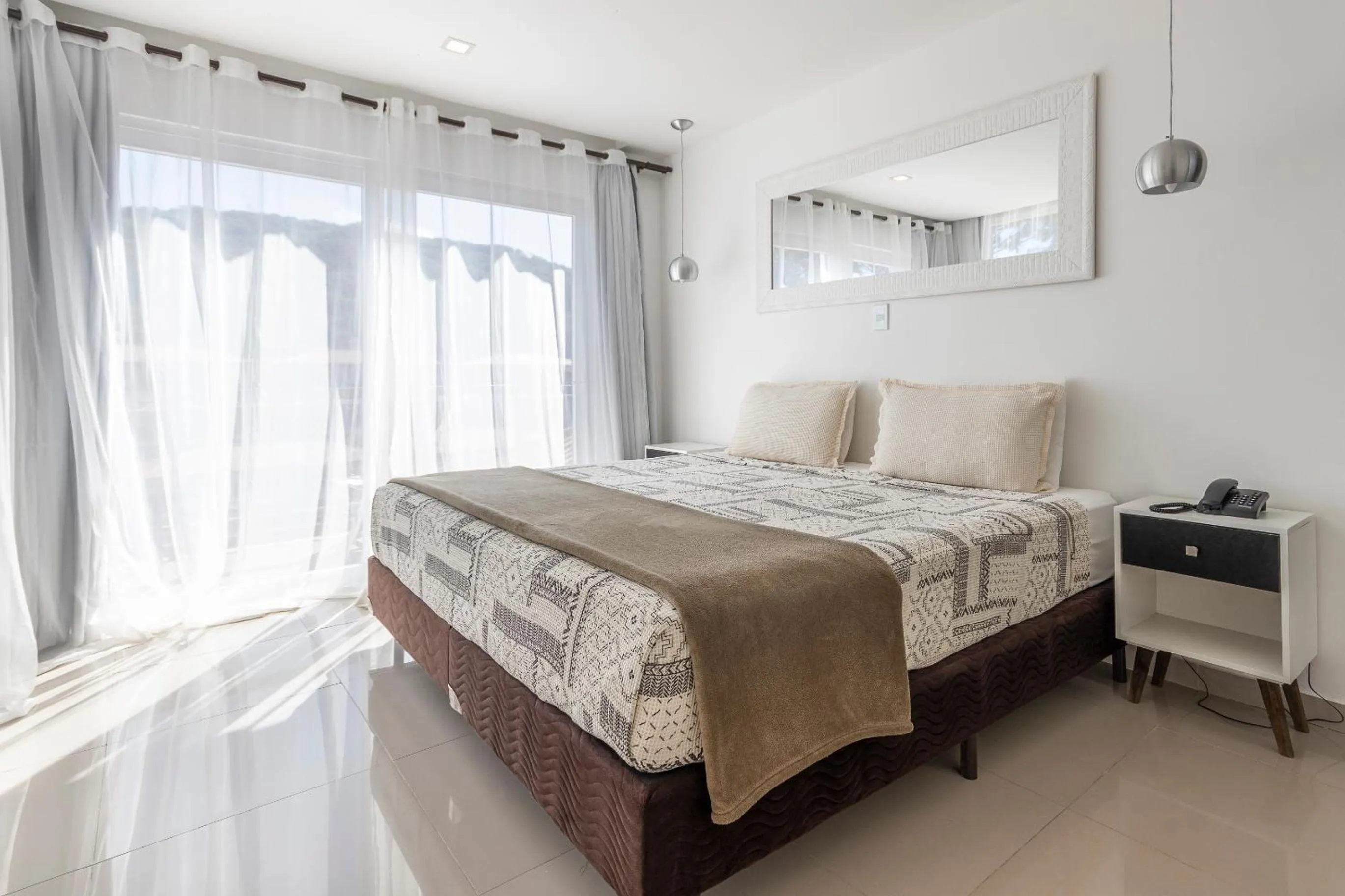 Bed in Hotel Ilha Branca Inn