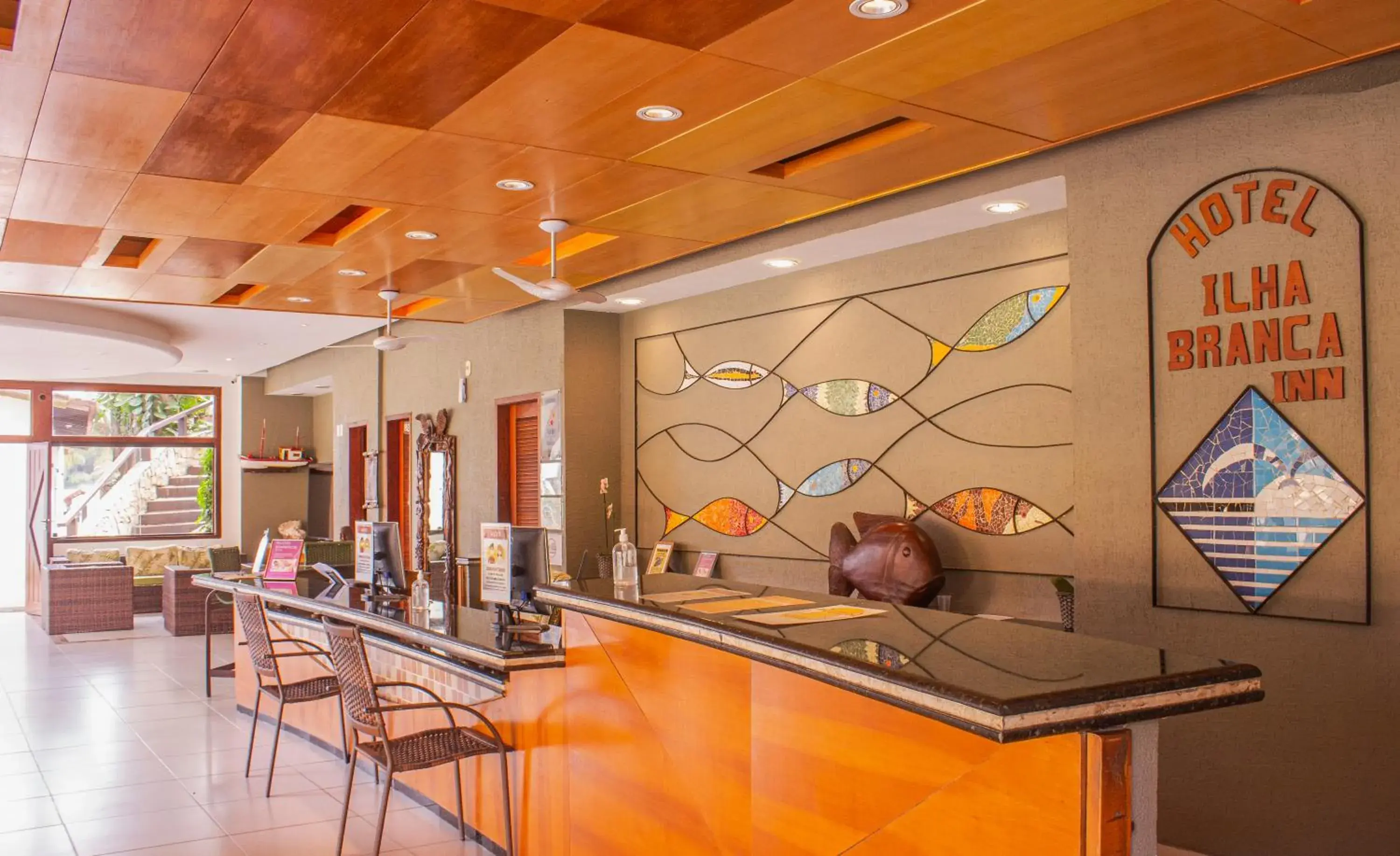 Lobby or reception in Hotel Ilha Branca Inn Lobby or reception in Hotel Ilha Branca Inn